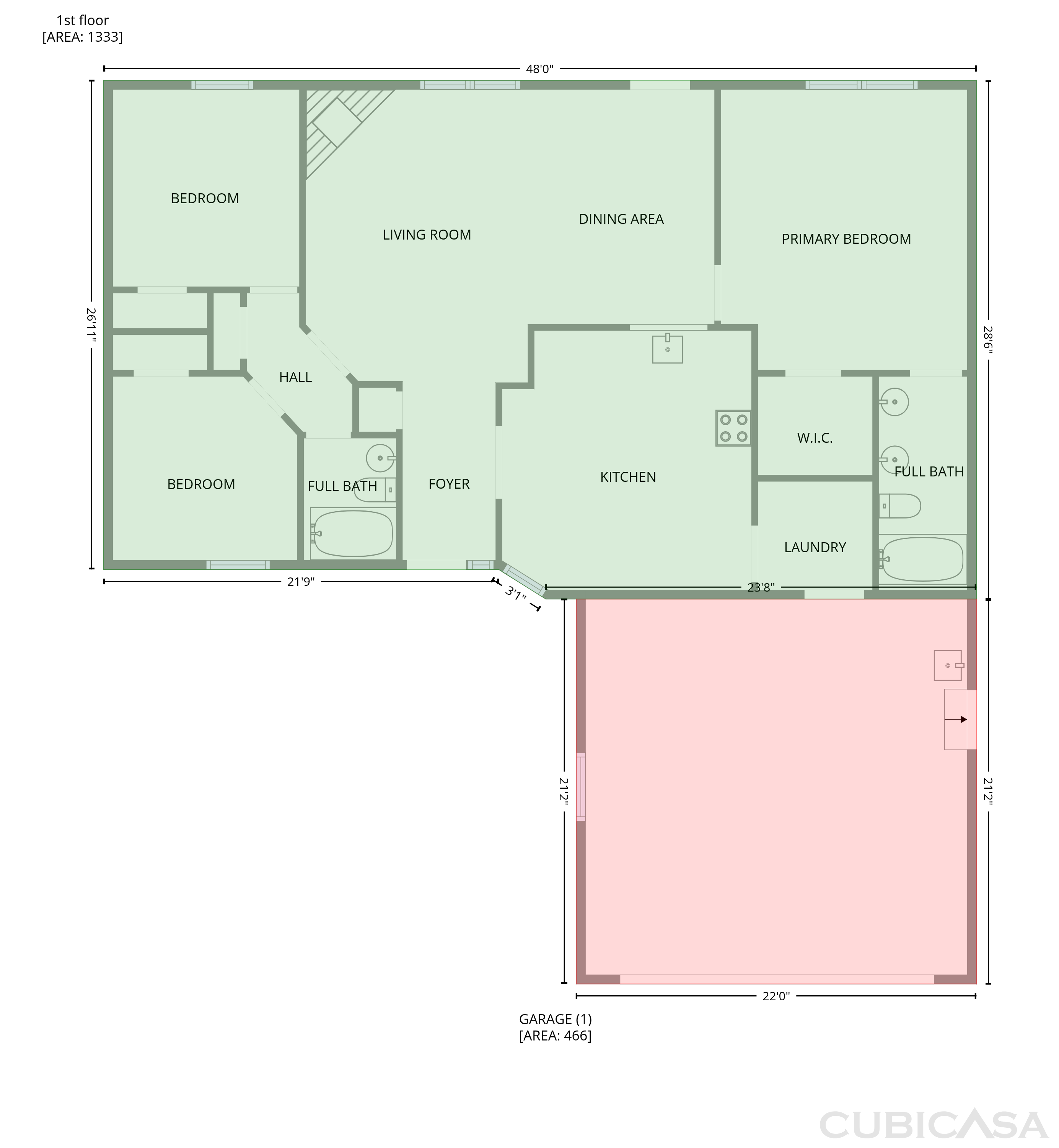 Main Floor of 6614 Sparrowood Dr, Indianapolis, IN