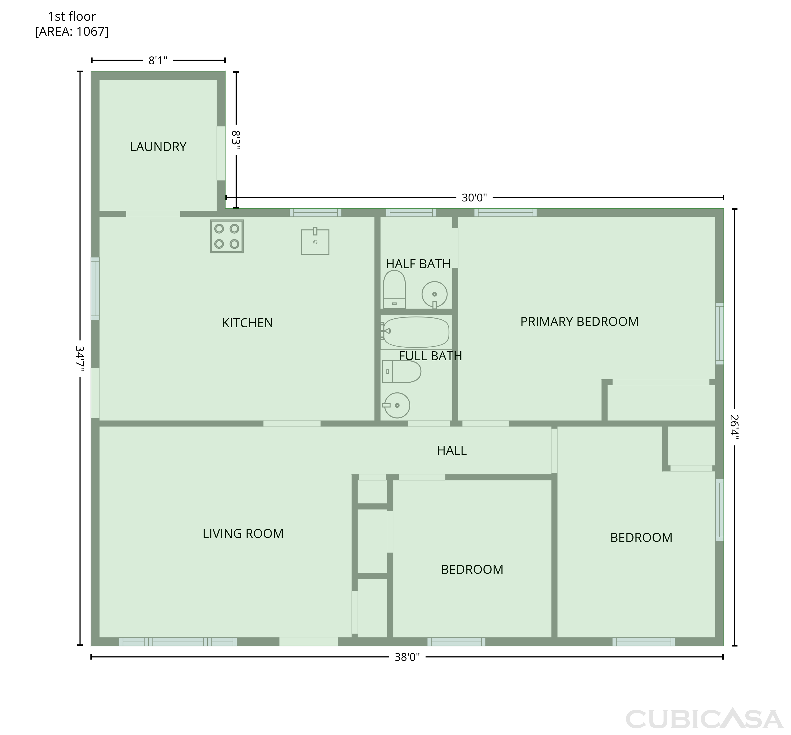 Main Floor of 7397 Shady Grove Rd, Mechanicsville, VA