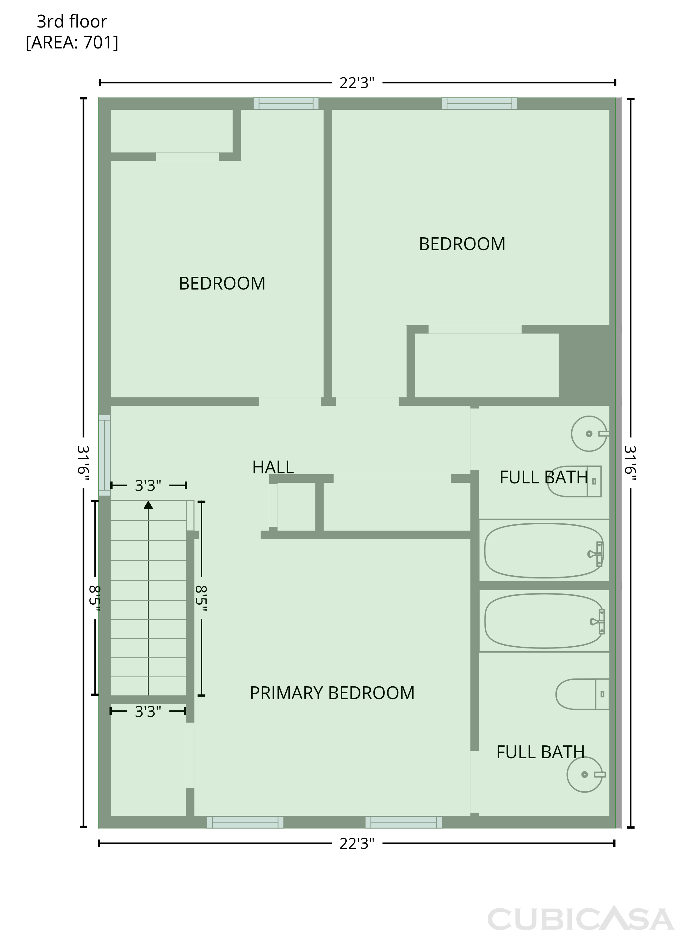 Third Floor of 1783 Barrington Overlook, Marietta, GA