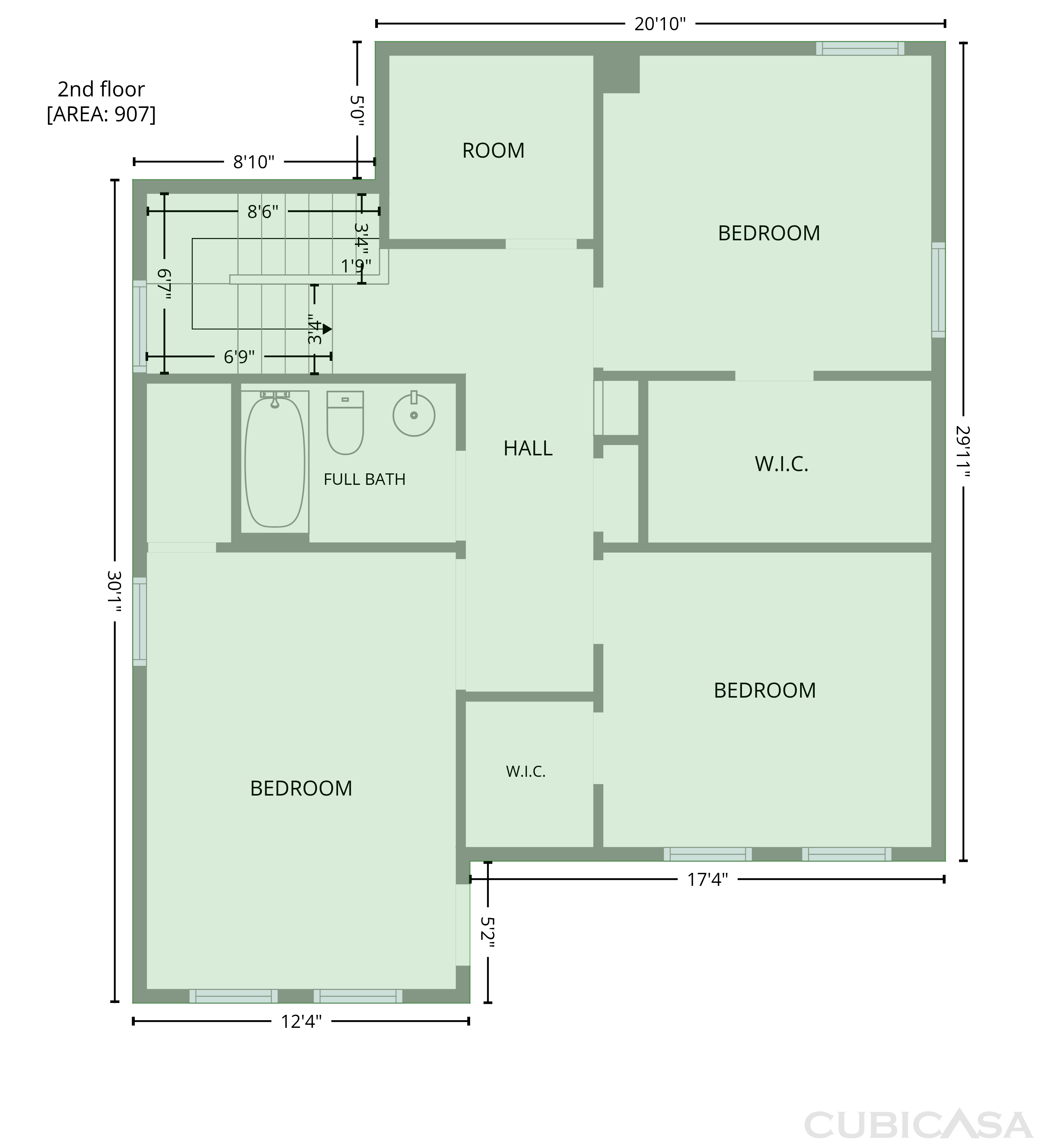 Second Floor of 6006 Colorado St, Greenville, TX