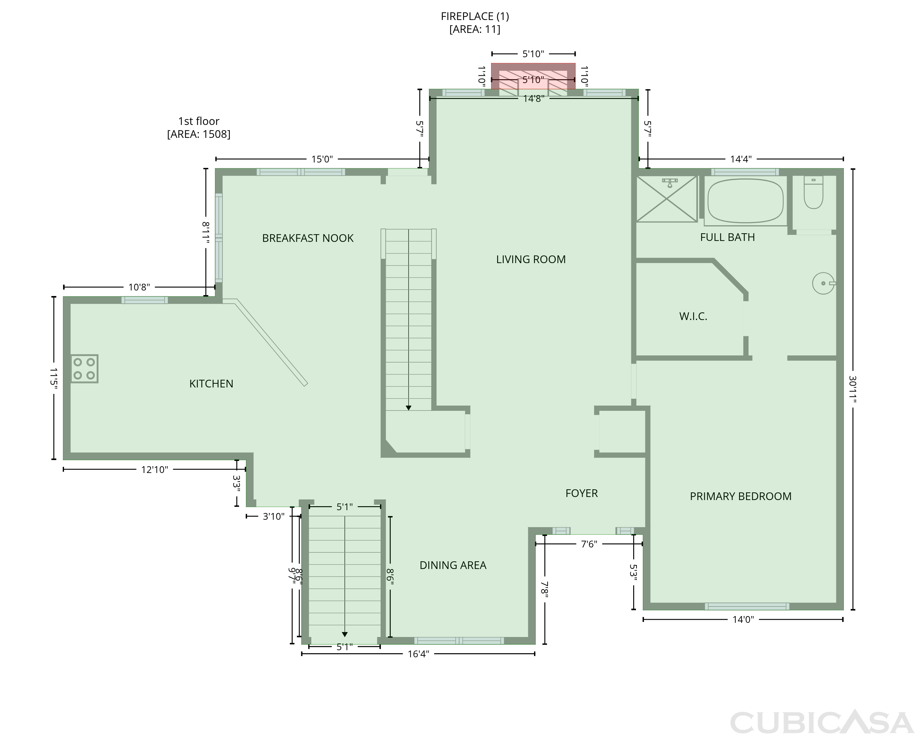 Main Floor of 102 Riverbirch Ln, Hendersonville, TN