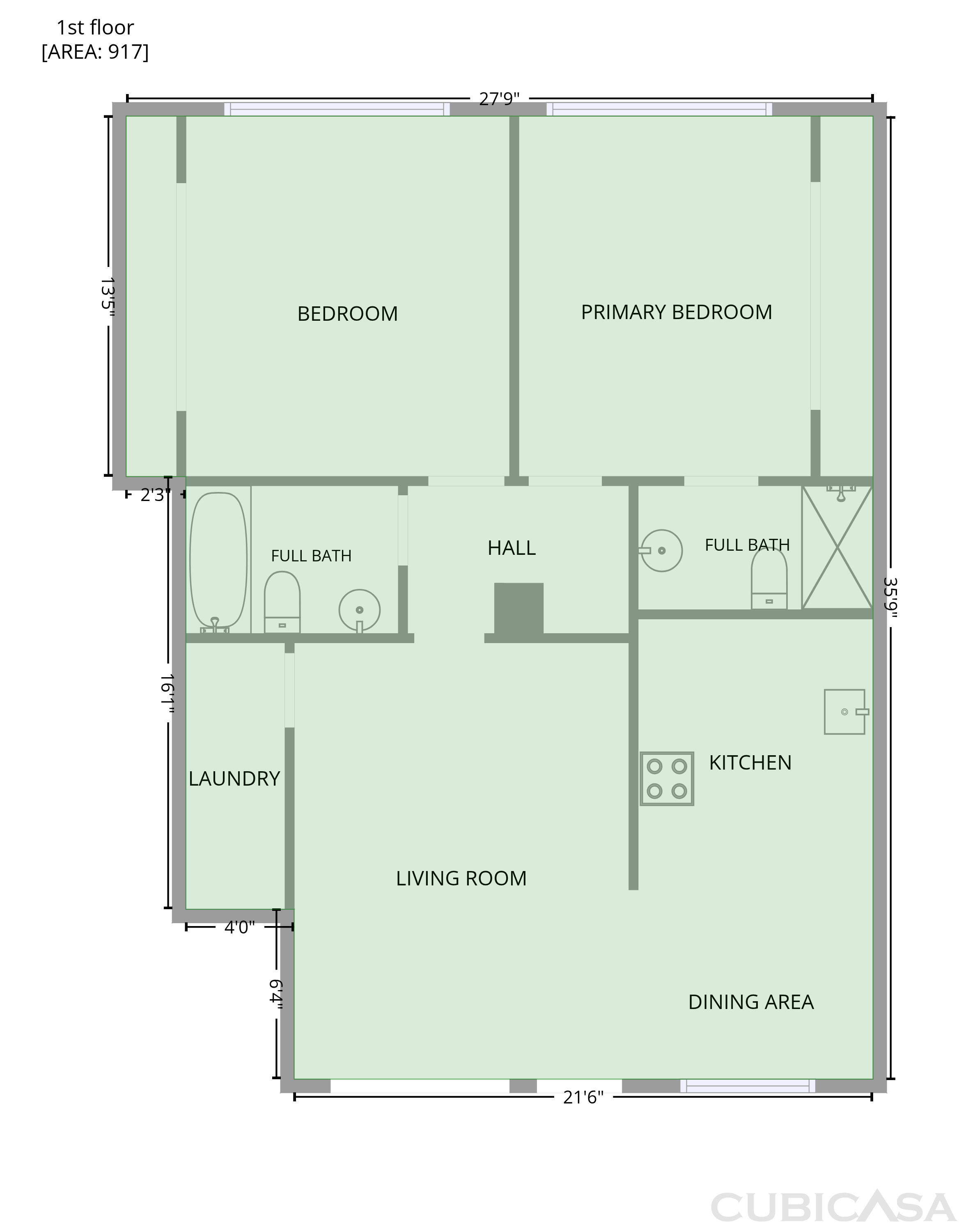 Main Floor of 1024 5th St, Santa Monica, CA