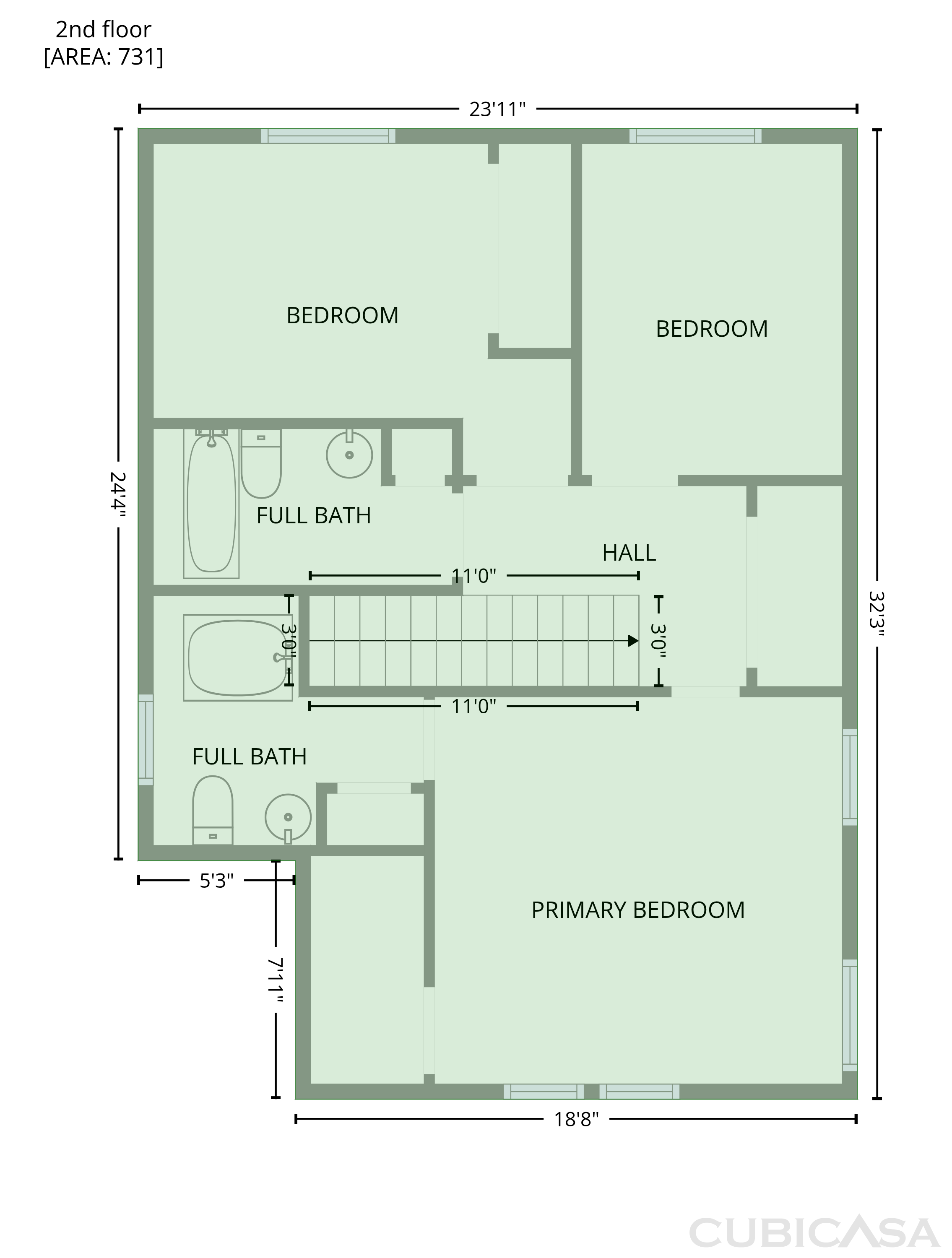 Second Floor of 11117 Okeefe Ct, Las Vegas, NV