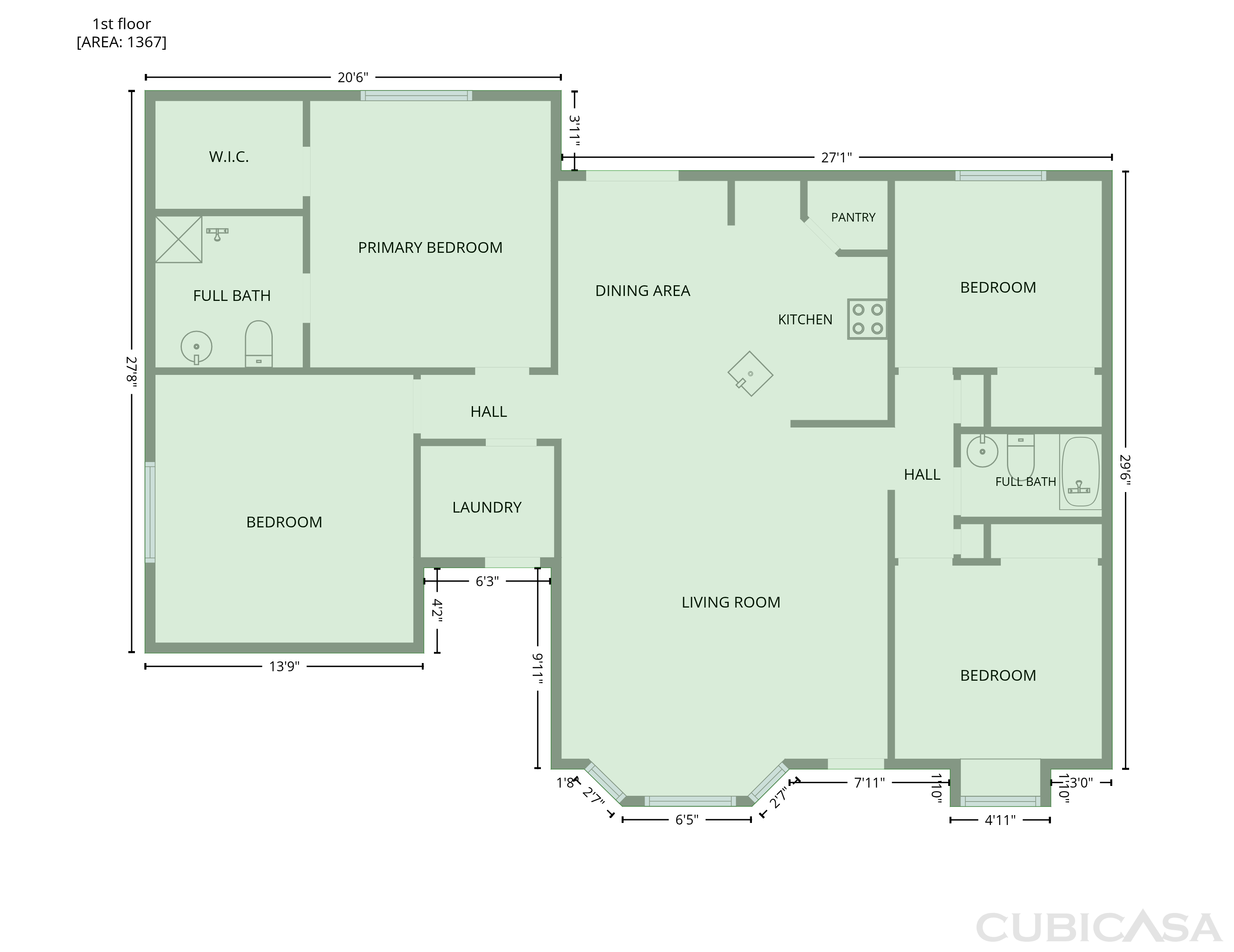 Main Floor of 2419 E Maryland Ave, Nampa, ID