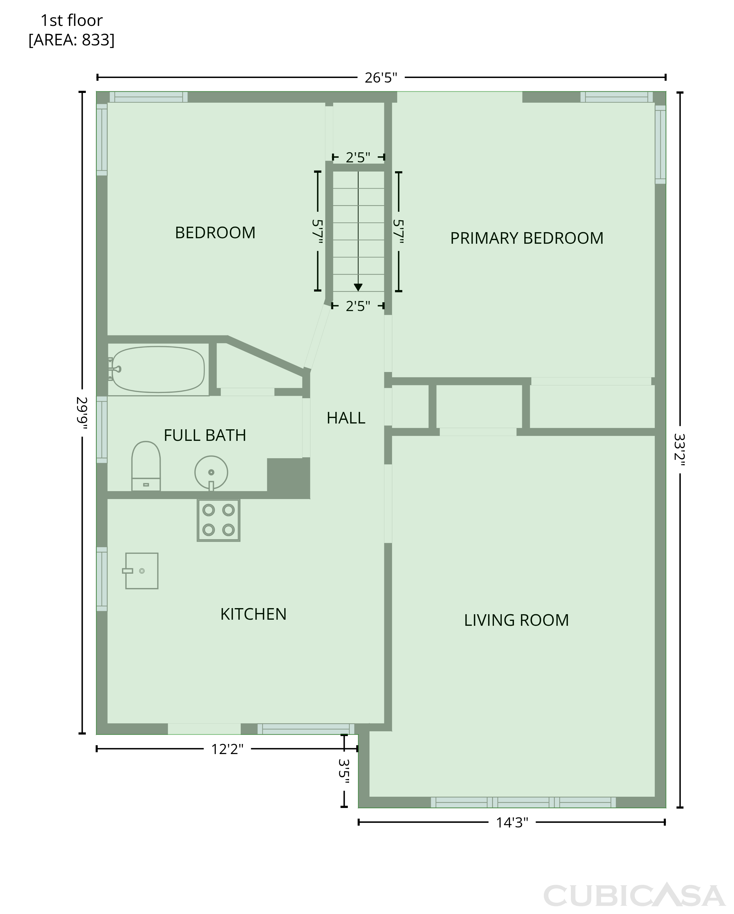 Second Floor of 17 Vineyard St, Worcester, MA