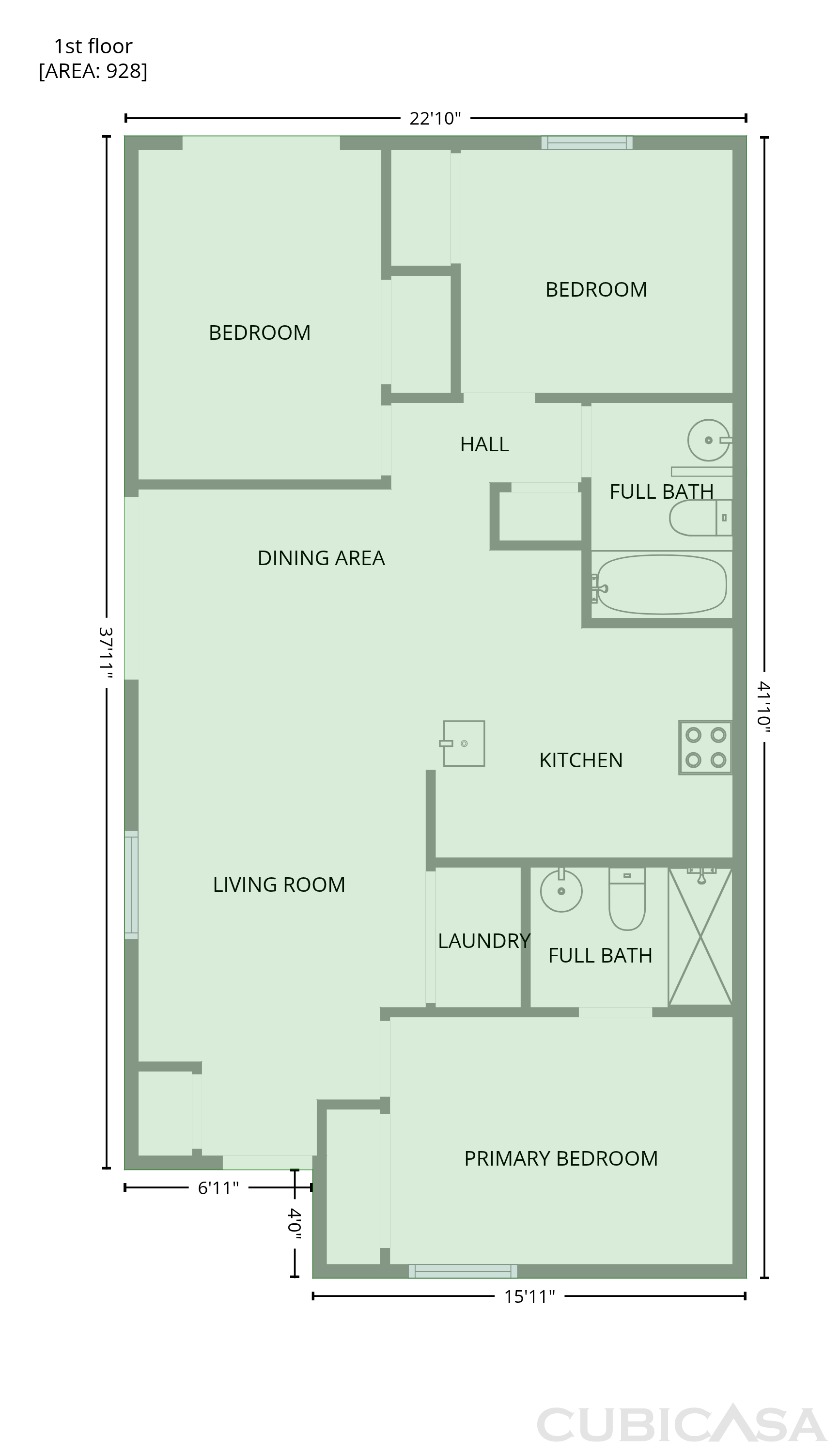 Main Floor of 1015 Westside Dr, Winter Garden, FL