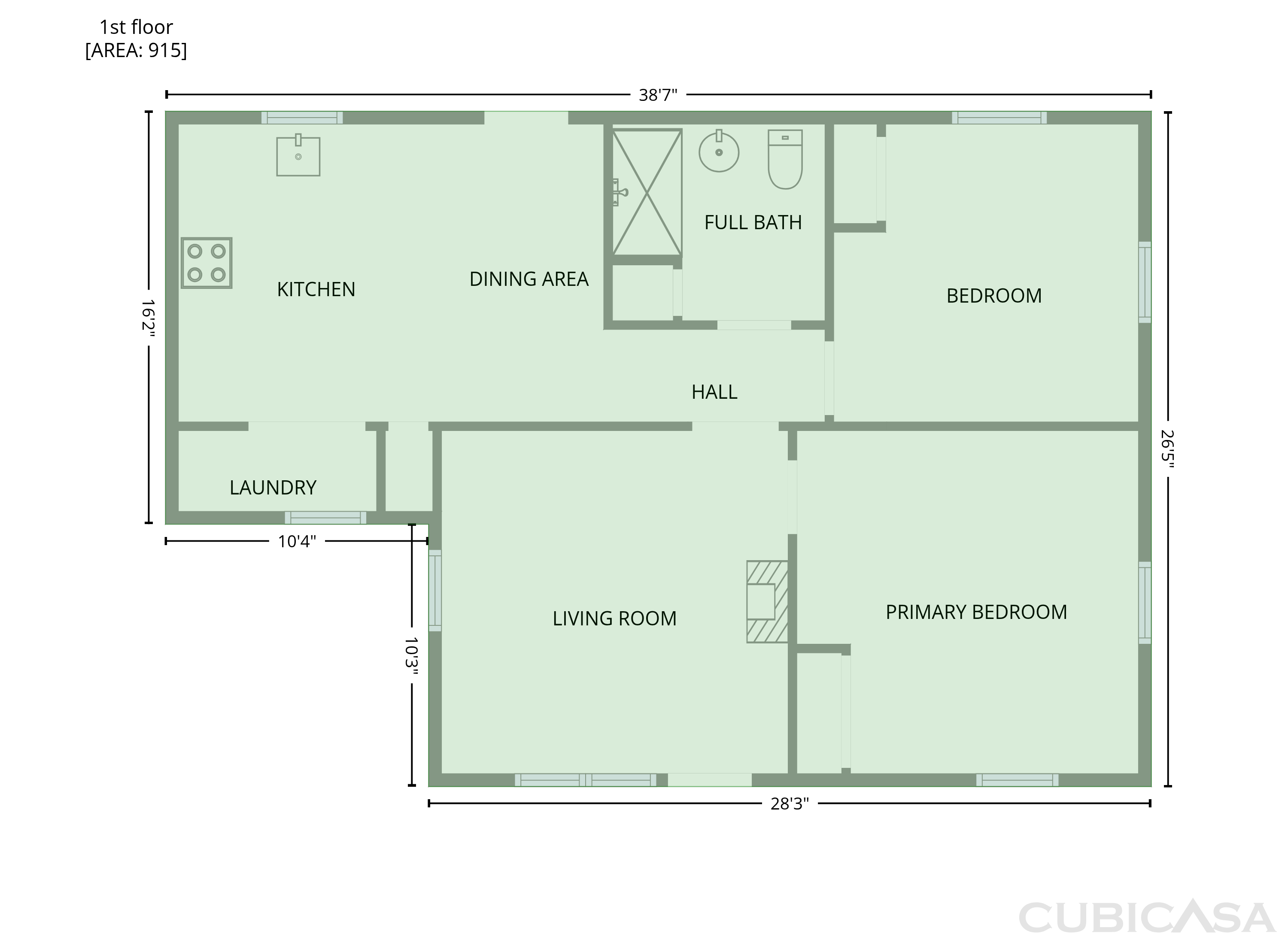 Main Floor of 2111 Bernhurst Dr, Knoxville, TN