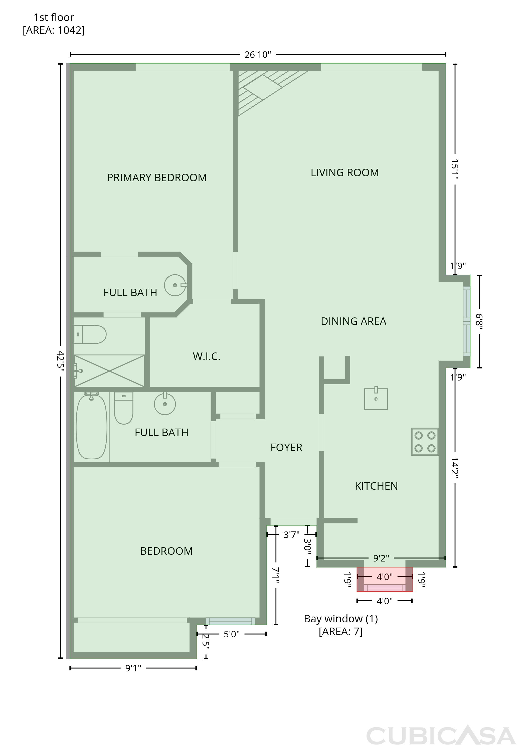 Main Floor of 3801 Menchaca Rd, Austin, TX