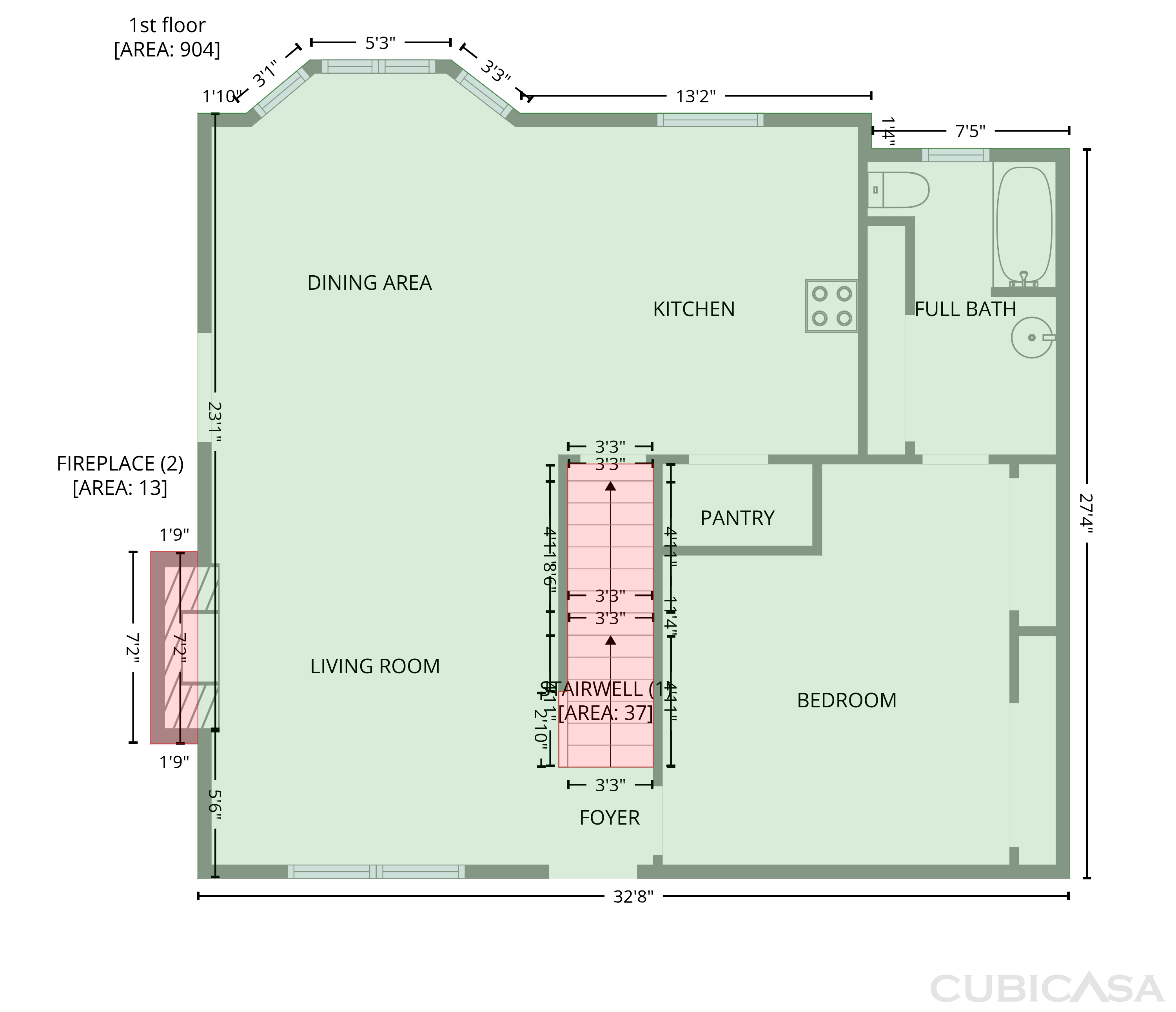 Second Floor of 609 Ginger Dr, Kings Mountain, NC