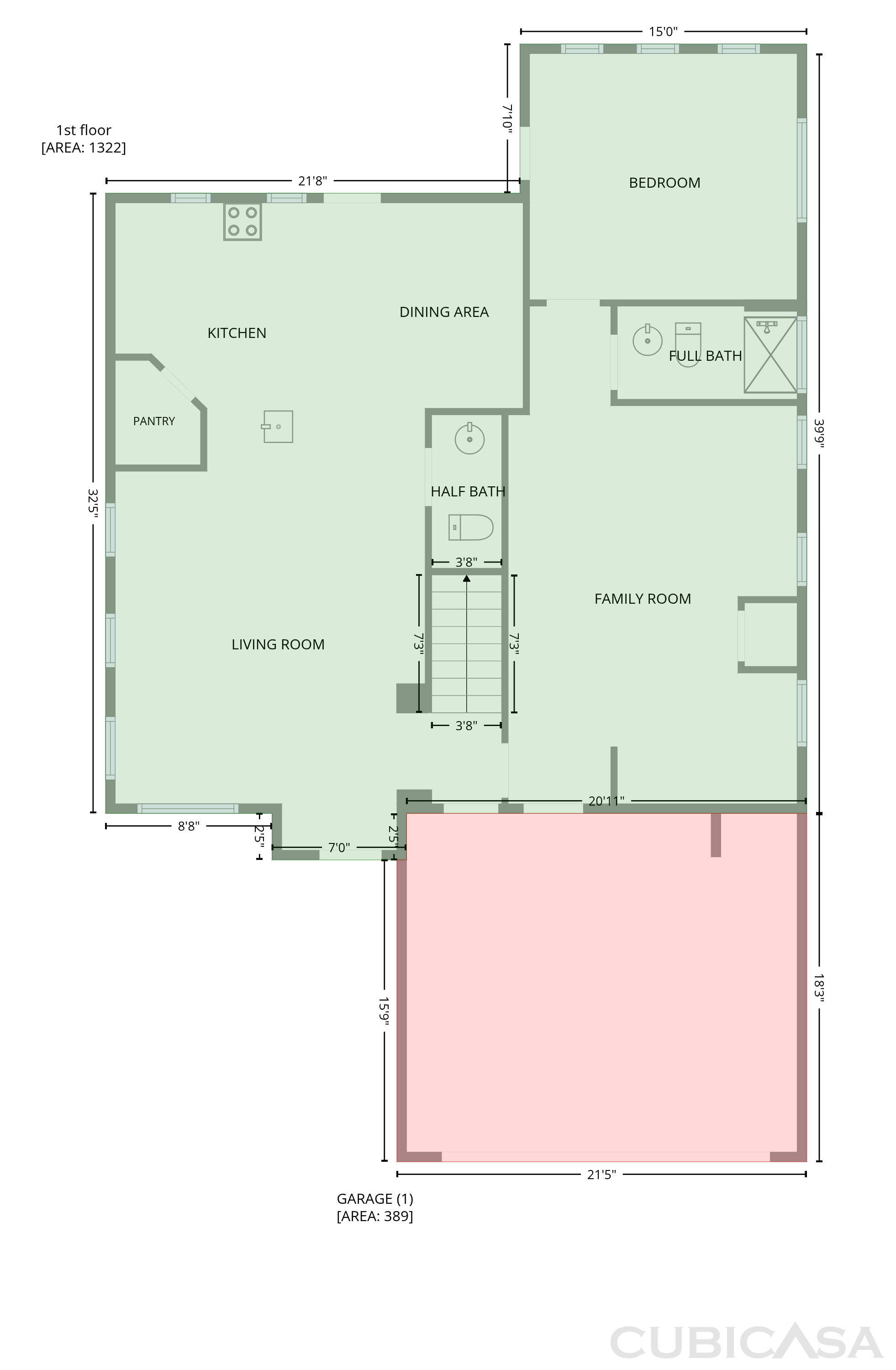 Main Floor of 7452 S Golden Shore Dr, Tucson, AZ