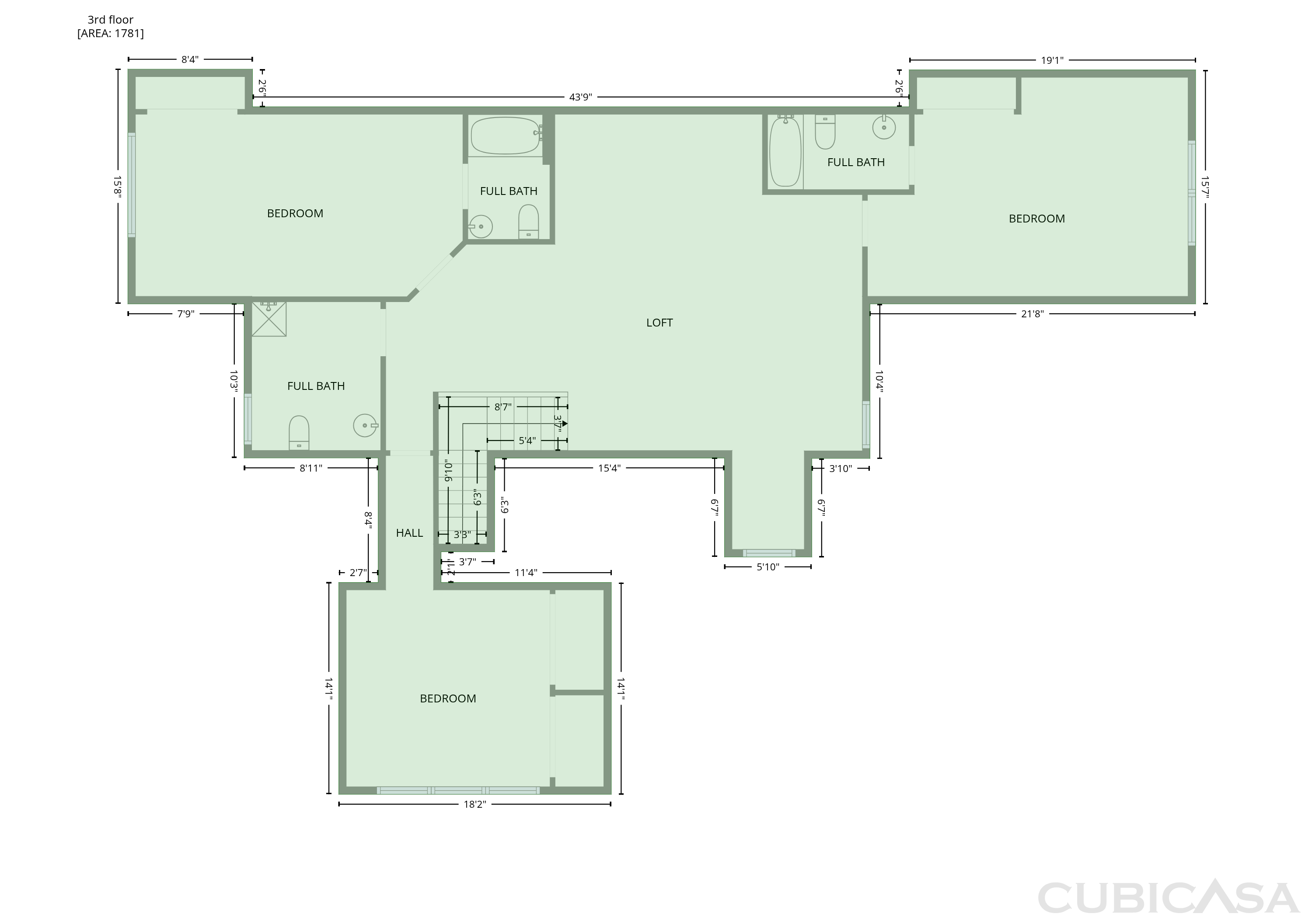 Third Floor of 2016 Rocky Stream Rd, York, SC