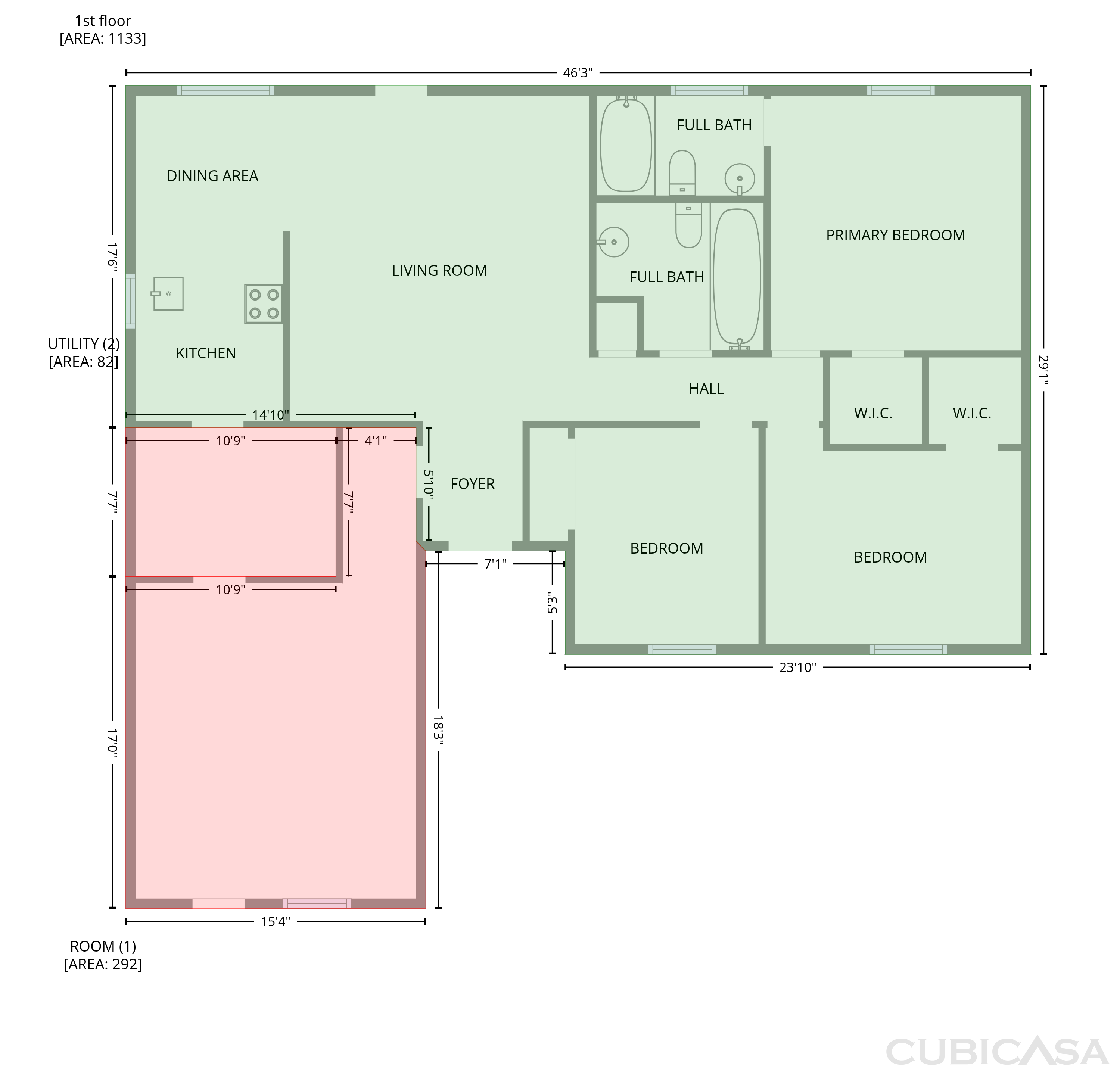 Main Floor of 1832 Blarney Cir, Middleburg, FL