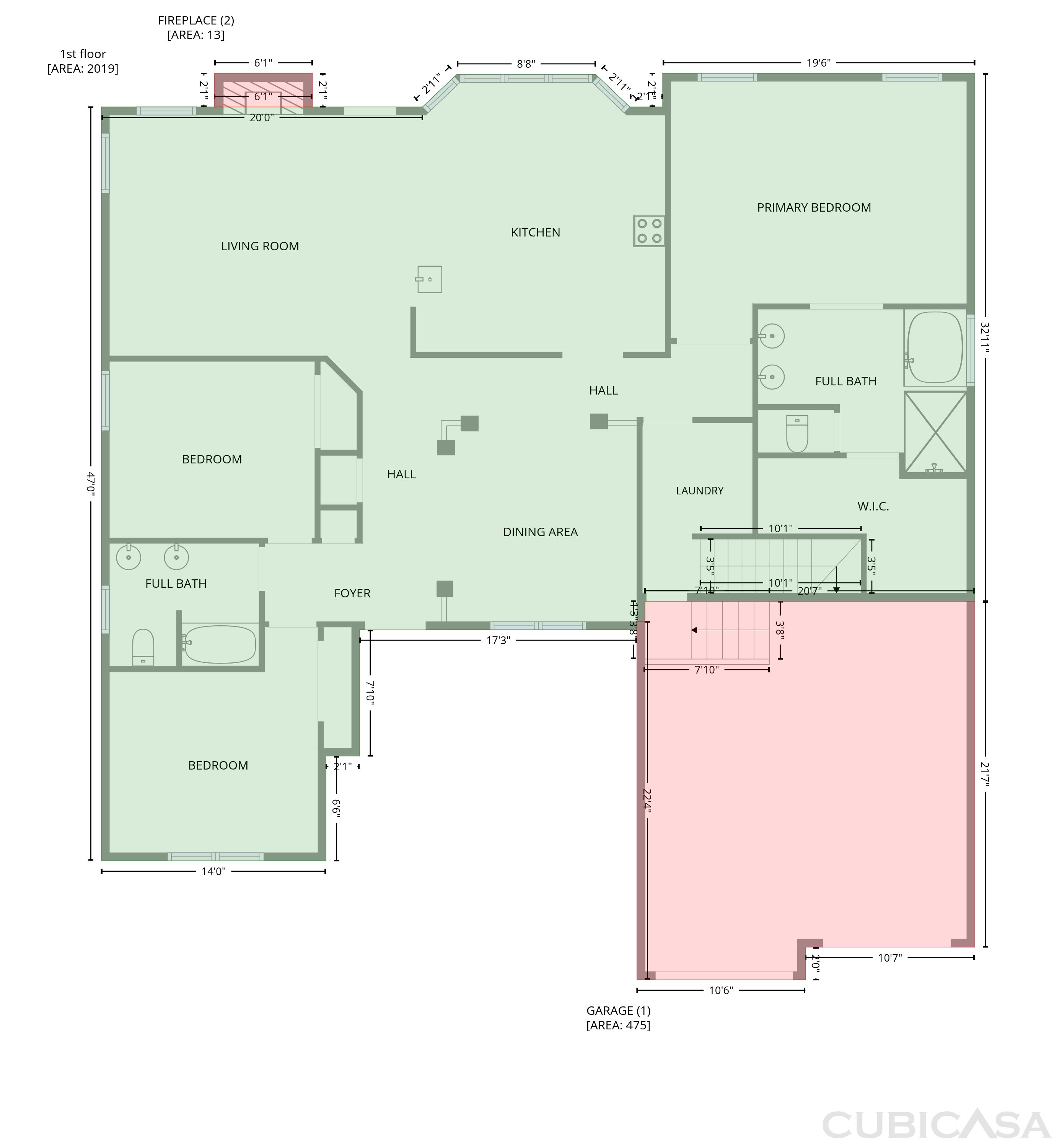 Main Floor of 1788 Micahs Way N, Spring Lake, NC