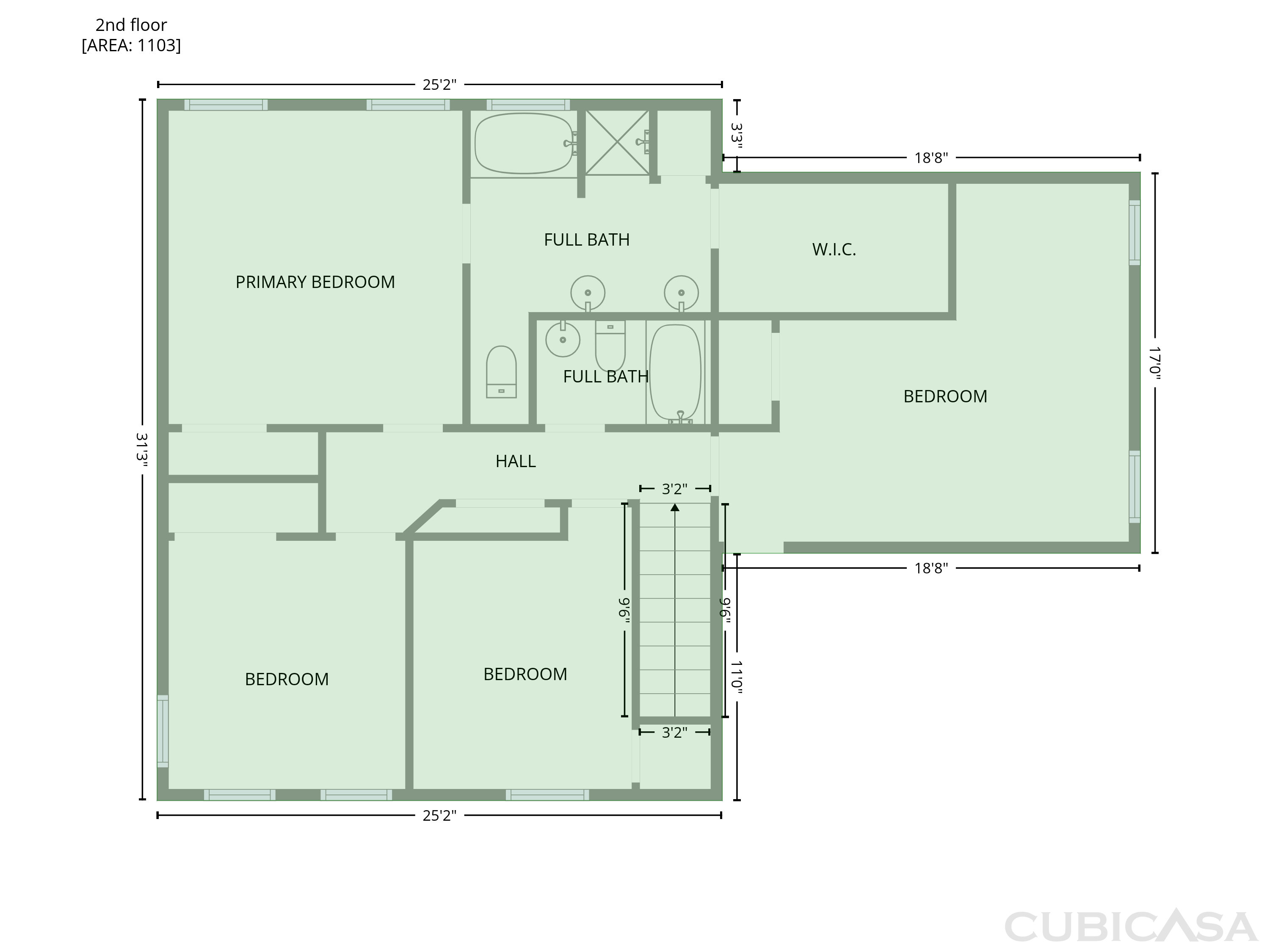 Second Floor of 14542 Arbor Ridge Dr, Charlotte, NC