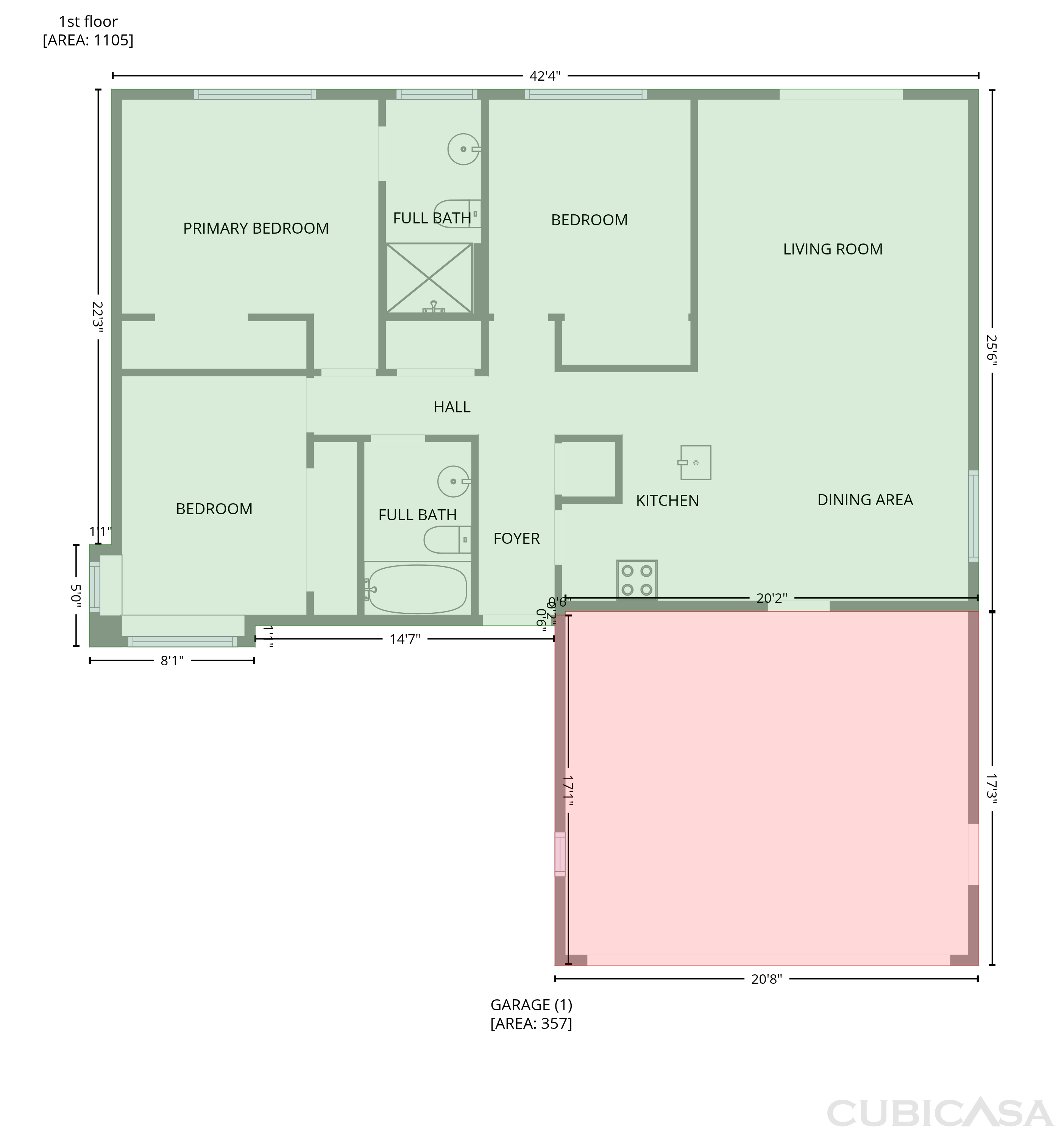 Main Floor of 3525 Astral Dr, Sacramento, CA