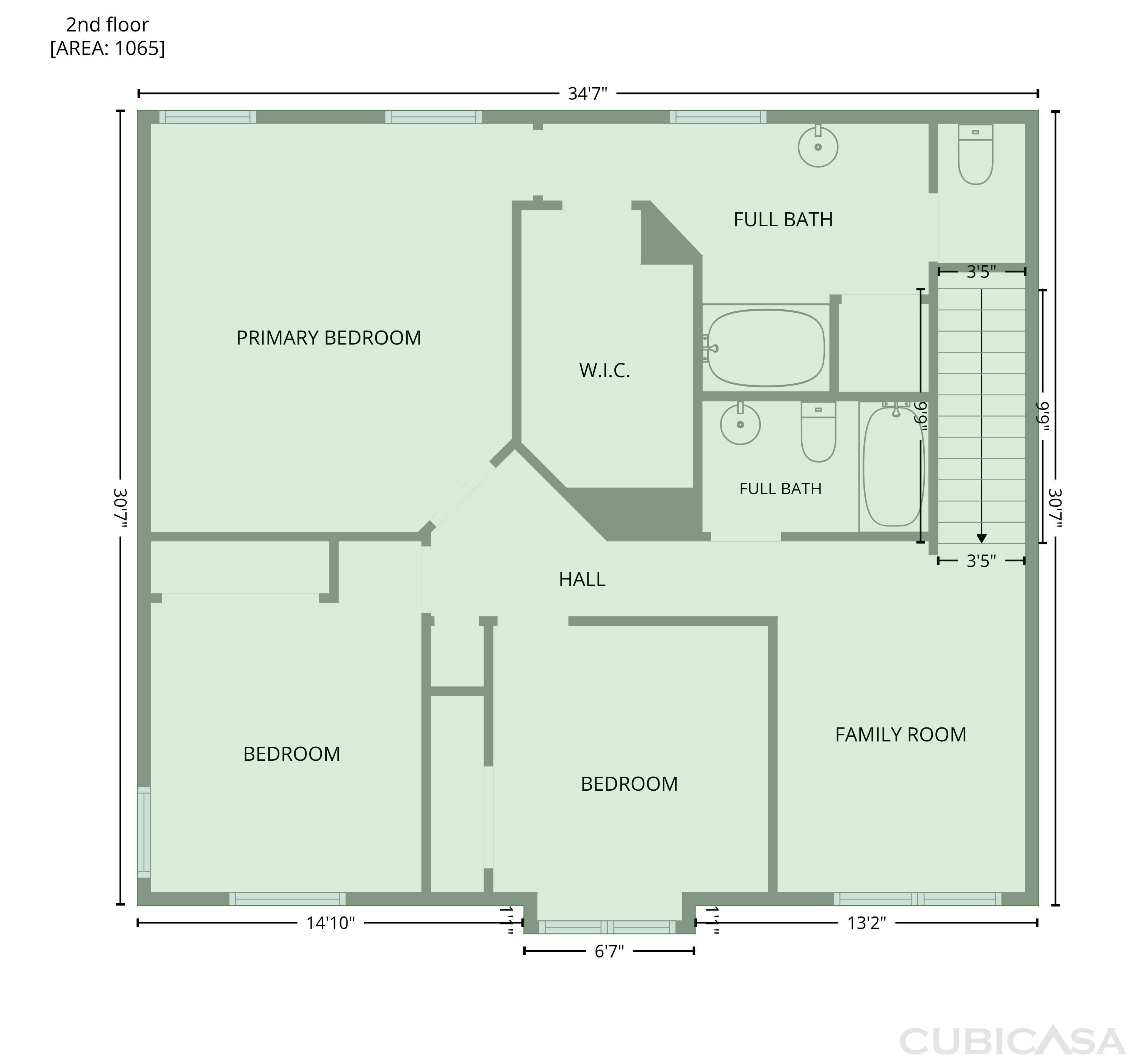 Second Floor of 3335 Legends Wild Dr, Spring, TX