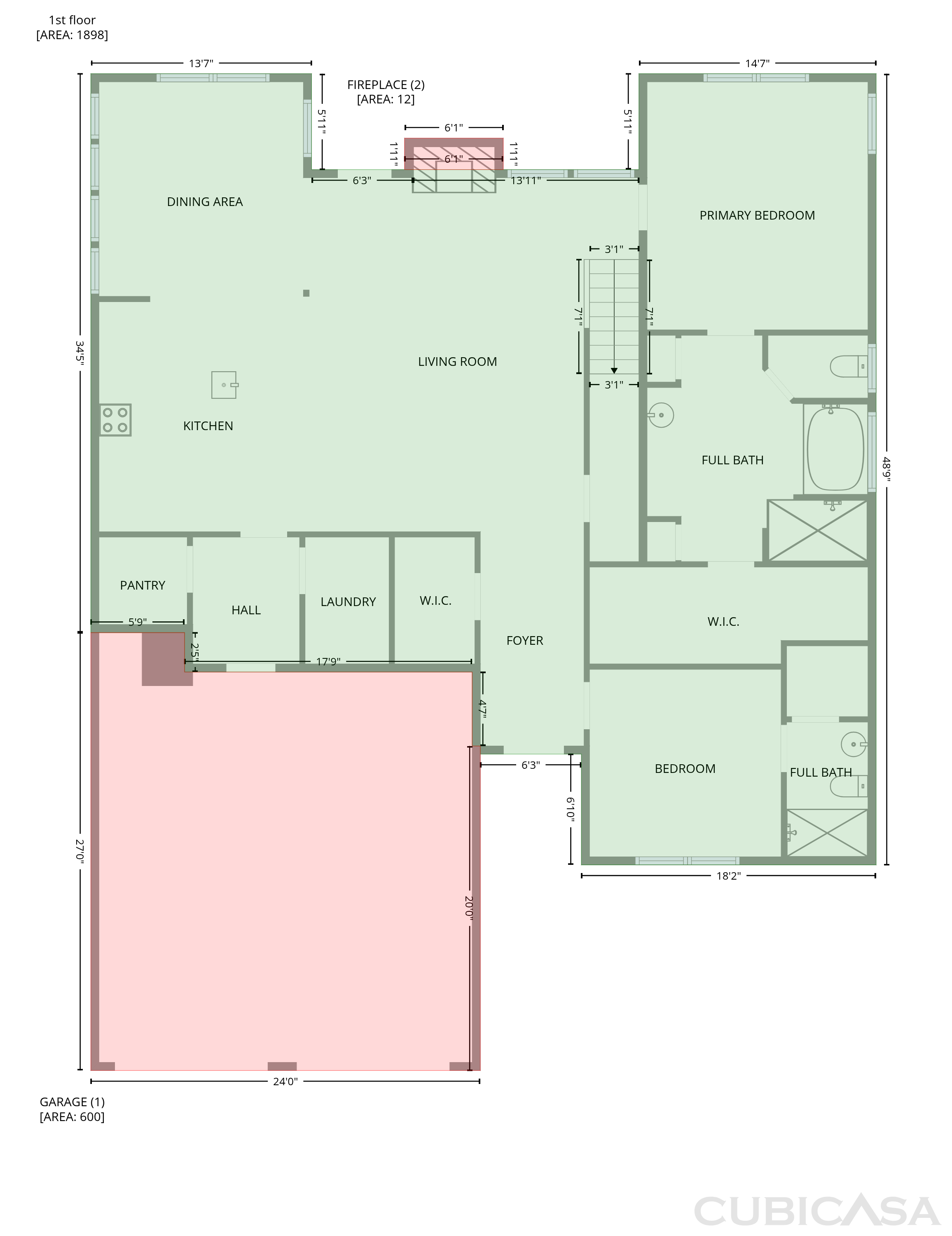 Main Floor of 1290 Legend Dr, Greensboro, GA