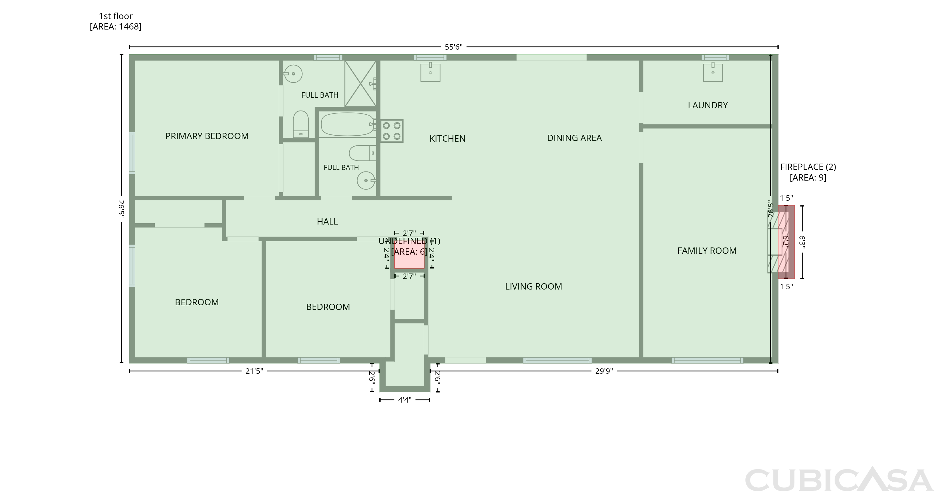 Main Floor of 104 Adon St, Reidsville, GA