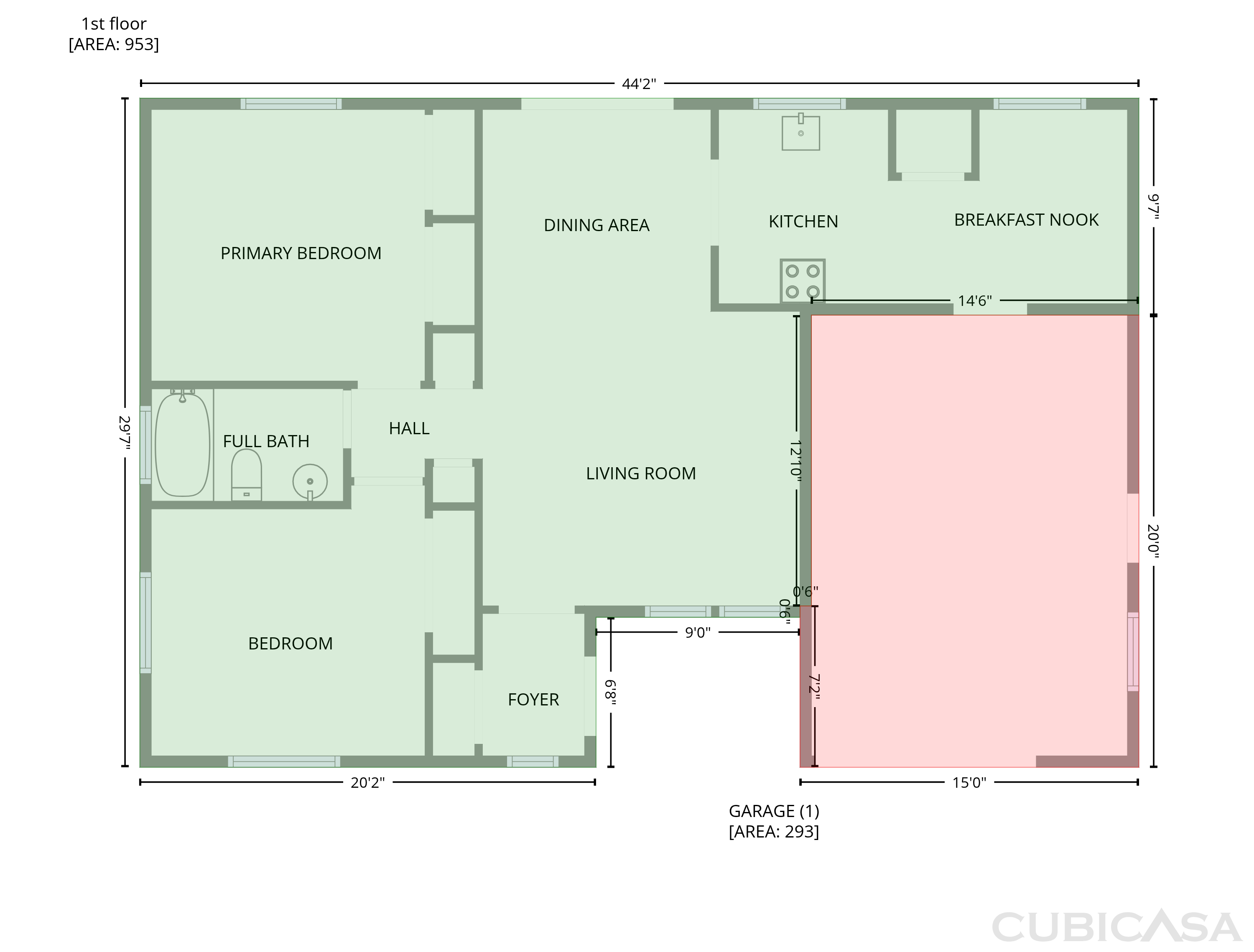 Main Floor of 3622 Shady Grove Cir, Orlando, FL