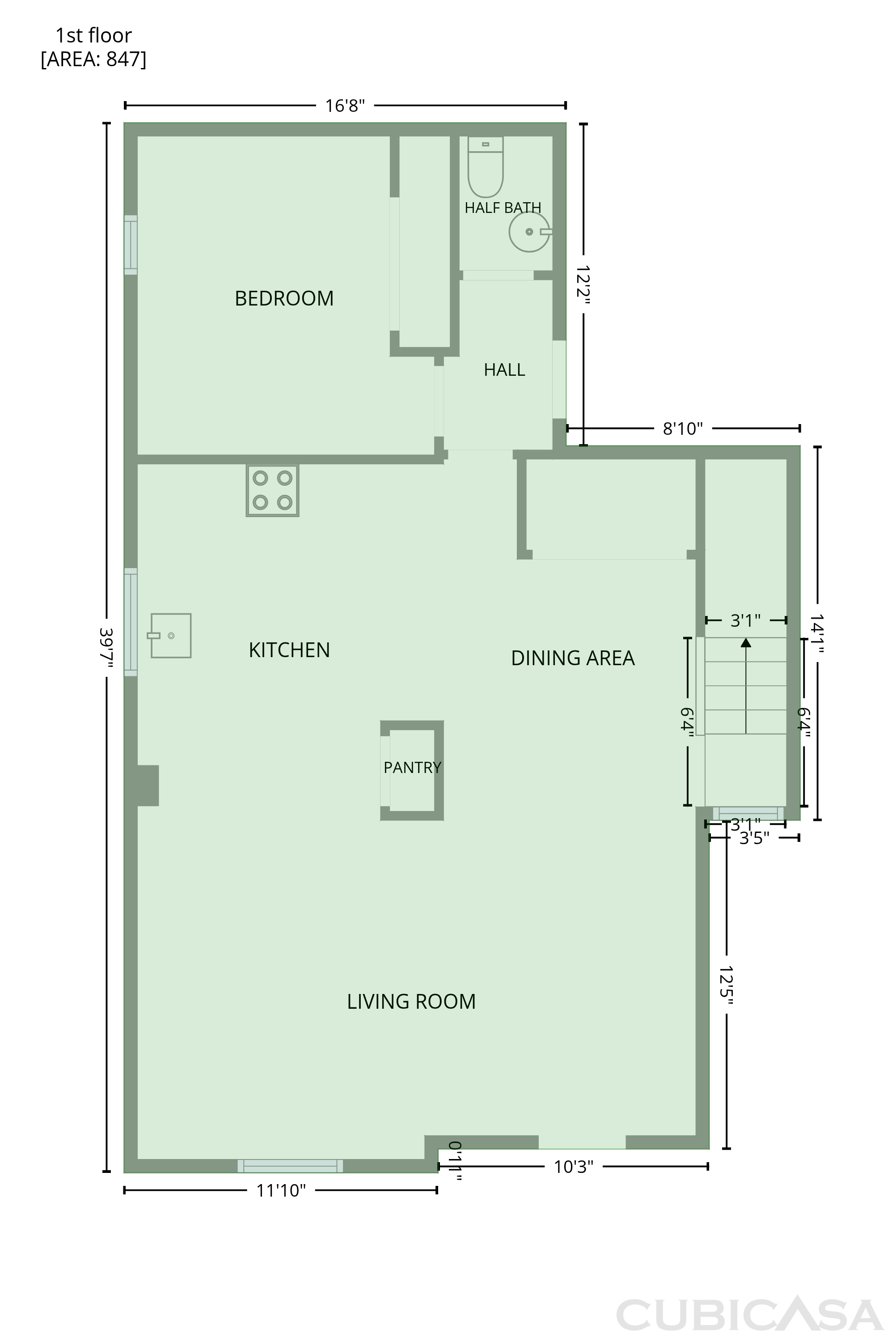 Main Floor of 2615 Boulevard Pl, Indianapolis, IN