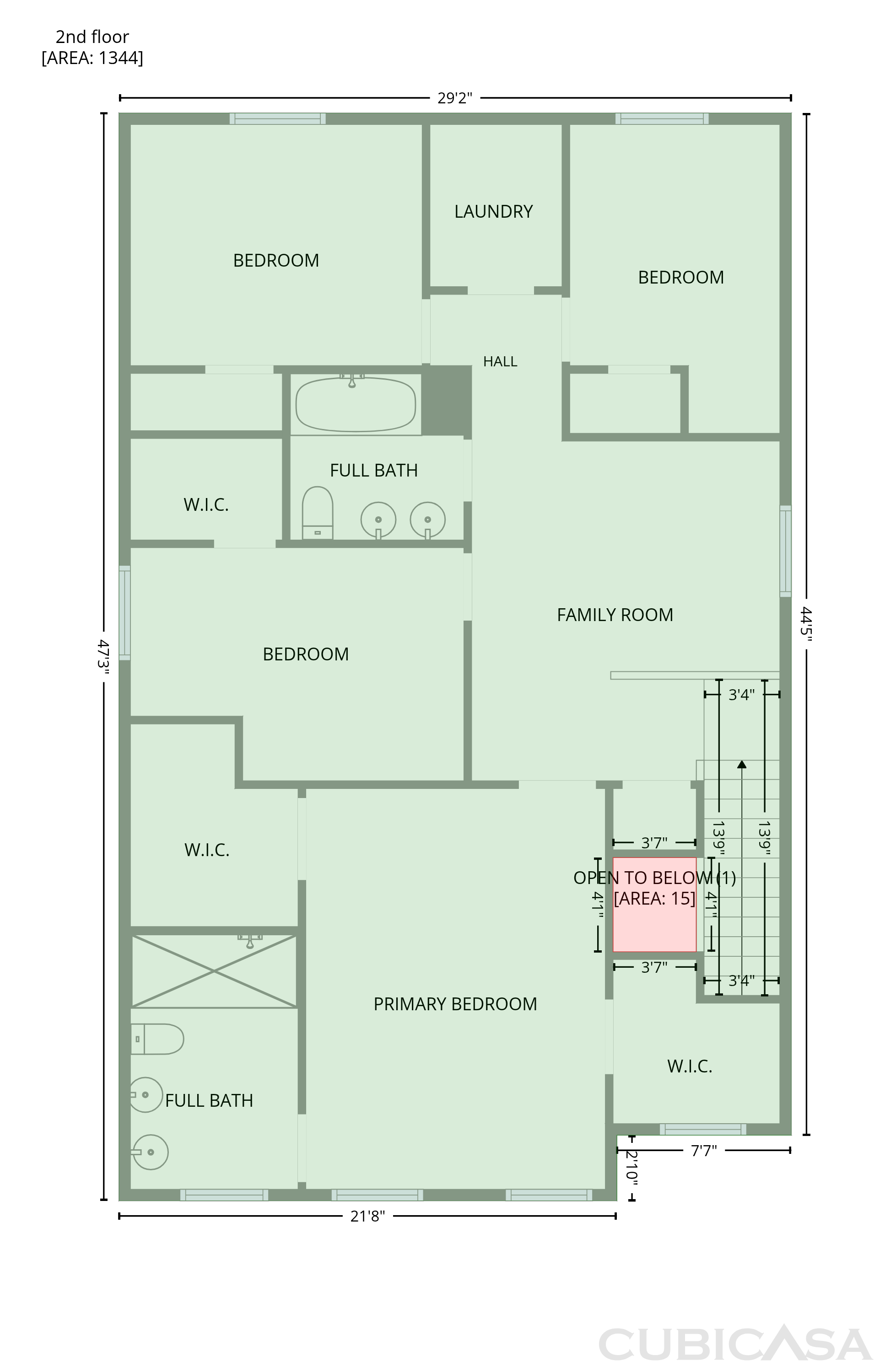 Second Floor of 102 Pettigrew Ct, Williamsburg, VA