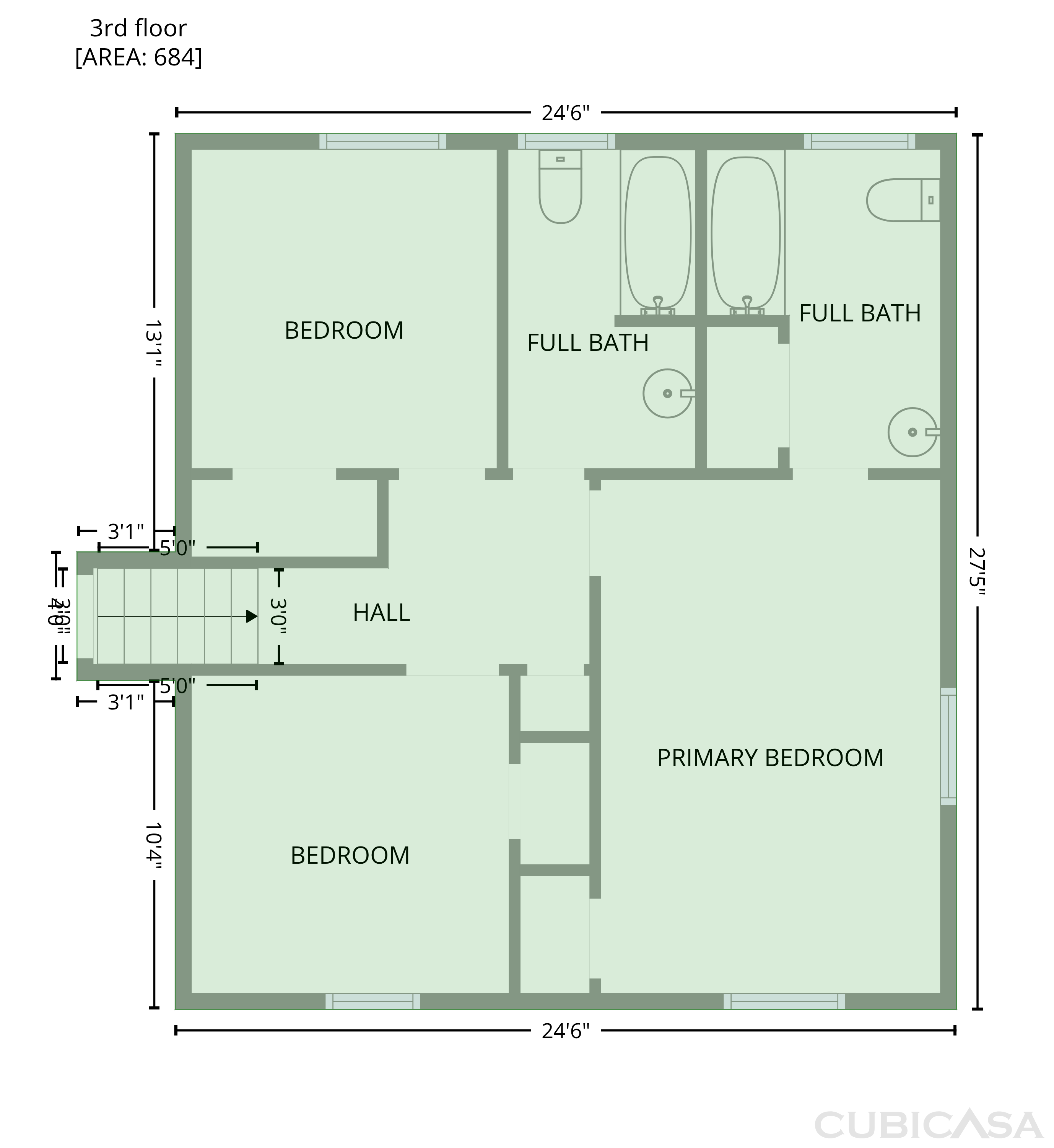 Third Floor of 7700 Meadowdale Ln, Charlotte, NC