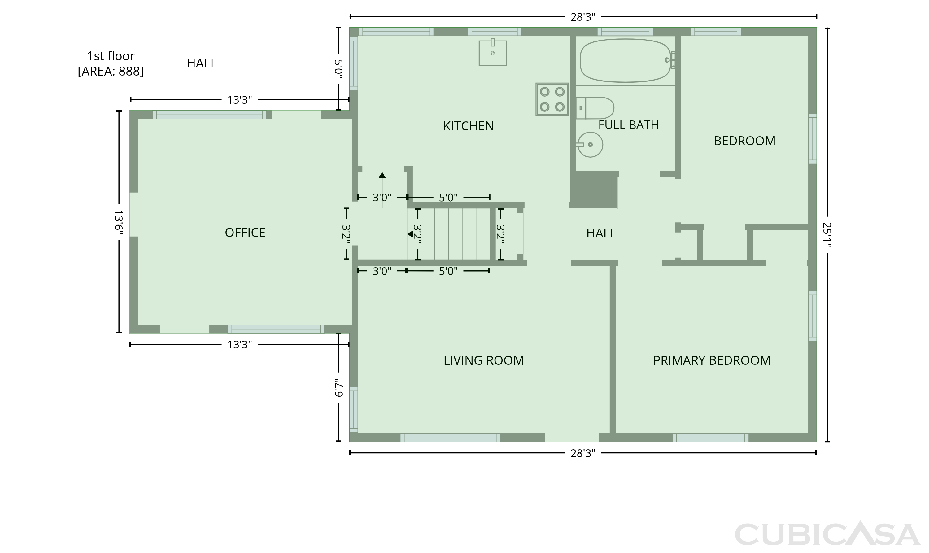 Second Floor of 1601 Helen St, Inkster, MI