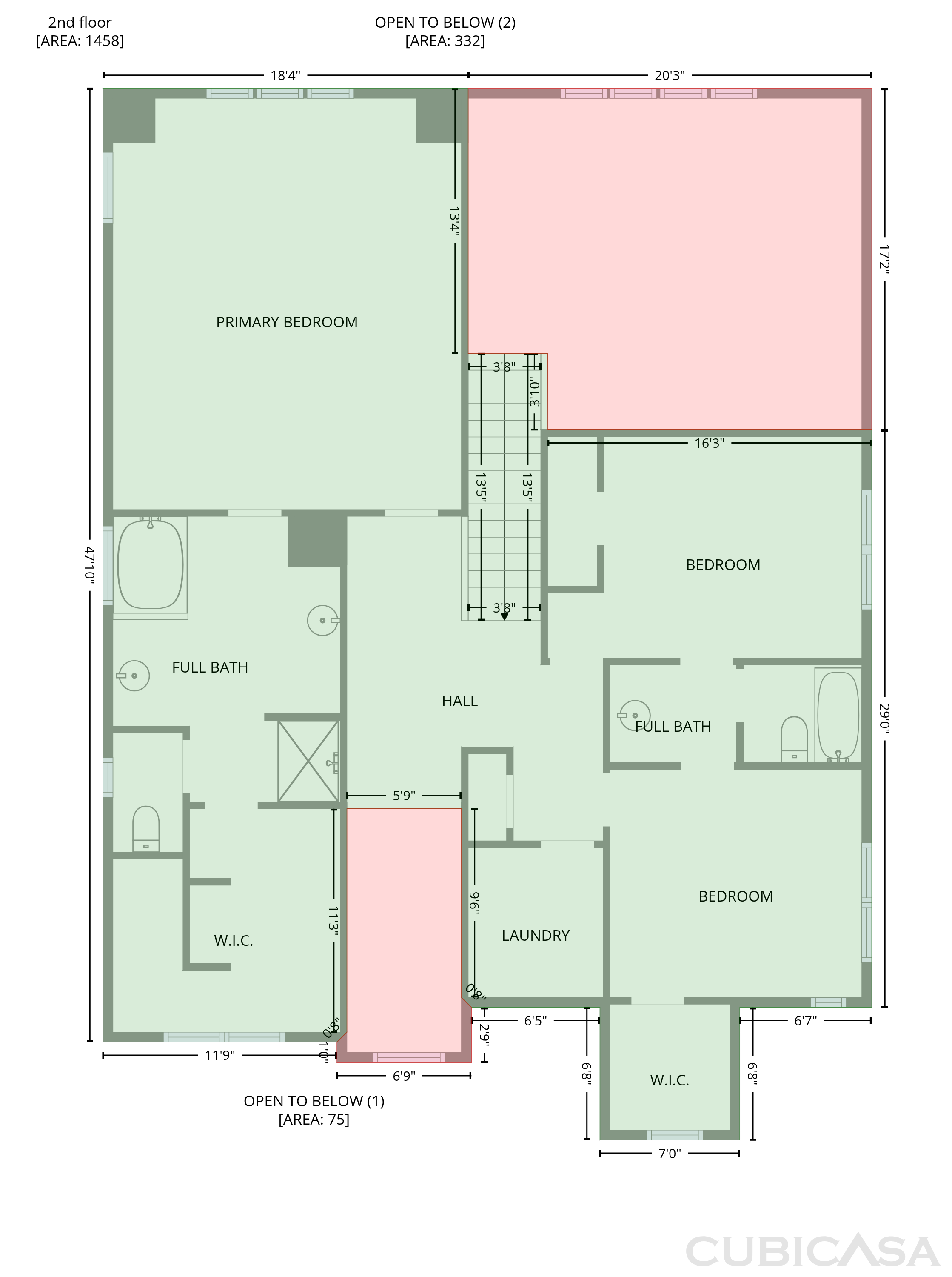 Second Floor of 5155 Northview Lk, Cumming, GA