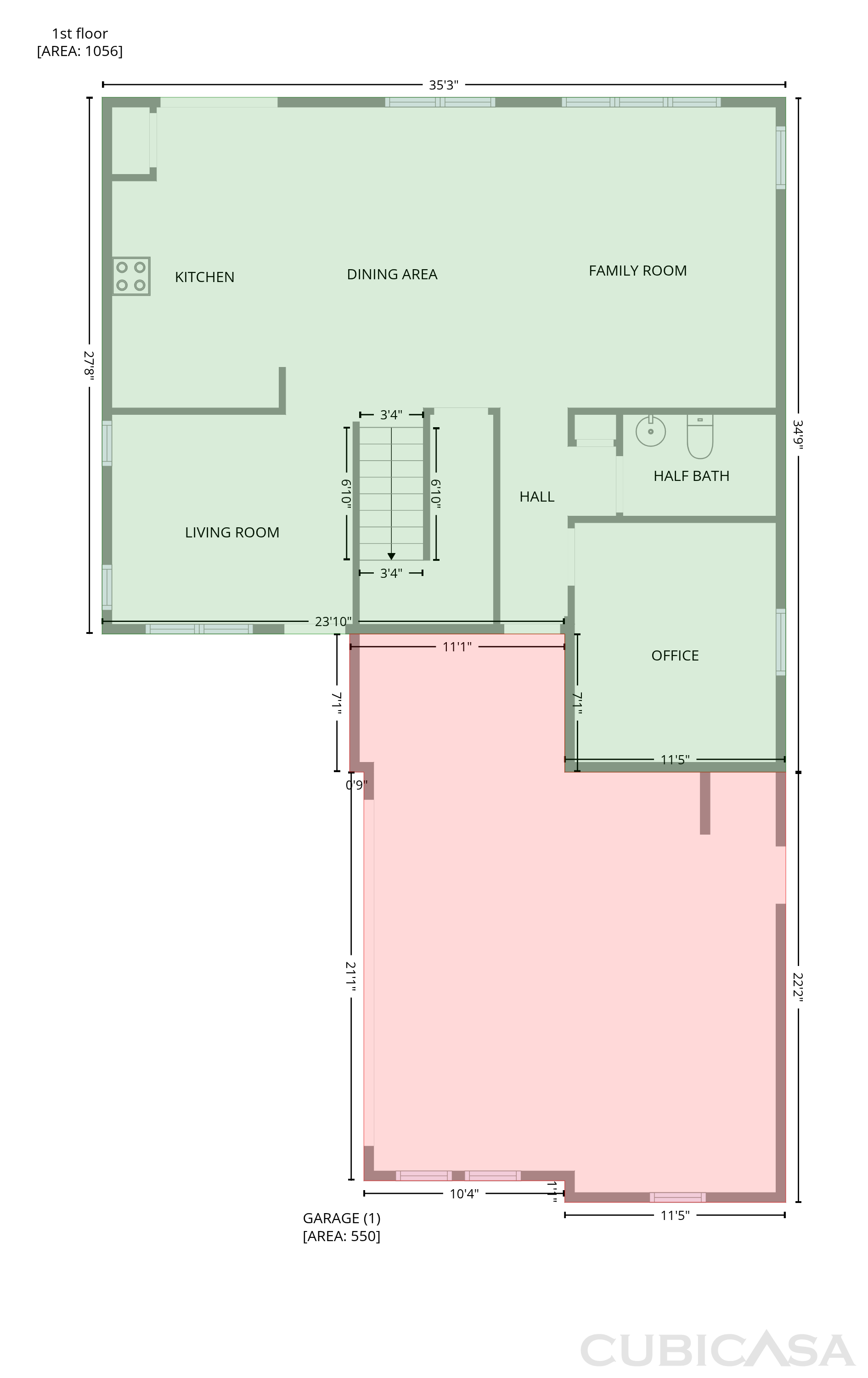 Main Floor of 1099 E Sourwood Dr, Gilbert, AZ