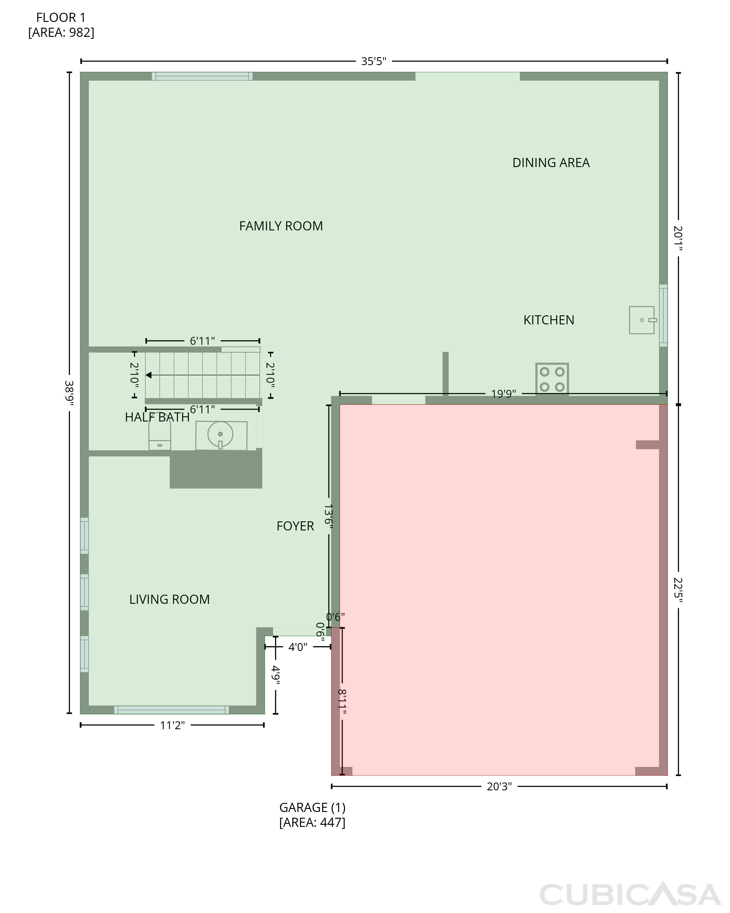 Main Floor of 6921 W Gwen St, Laveen, AZ