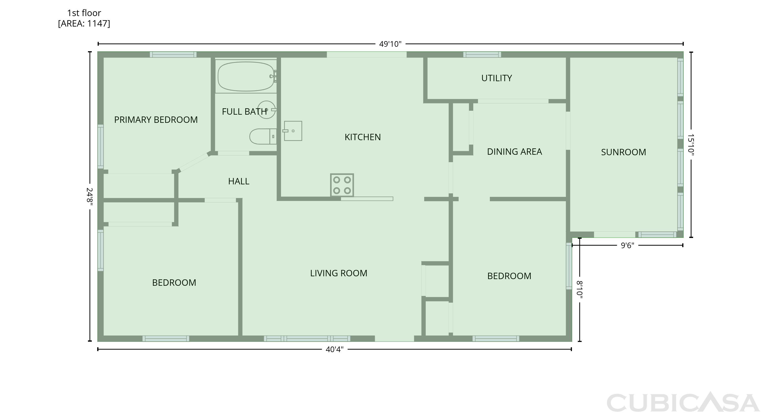Main Floor of 26375 Normandy St, Roseville, MI