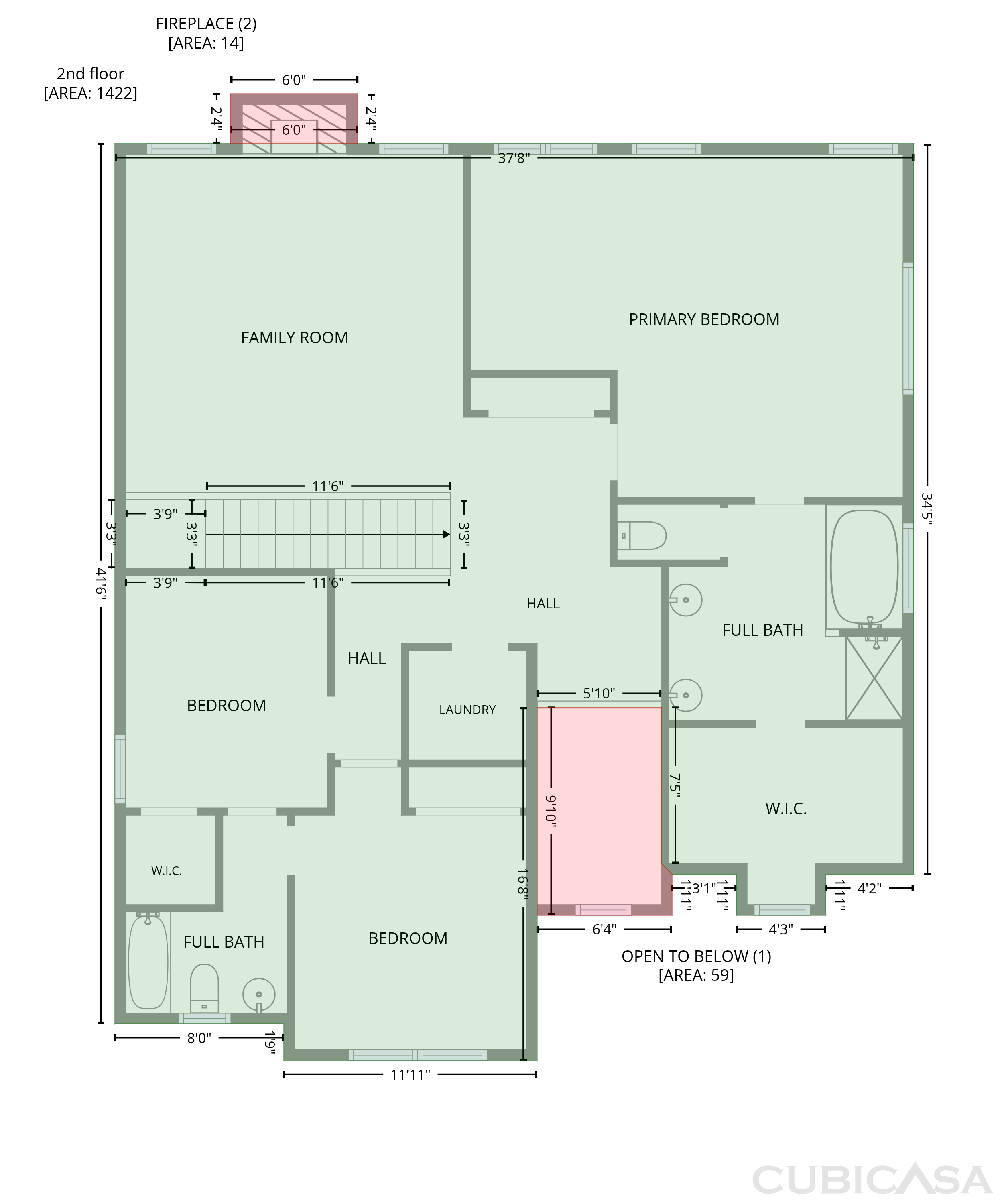 Second Floor of 3017 Farmville Cir, Spring Hill, TN