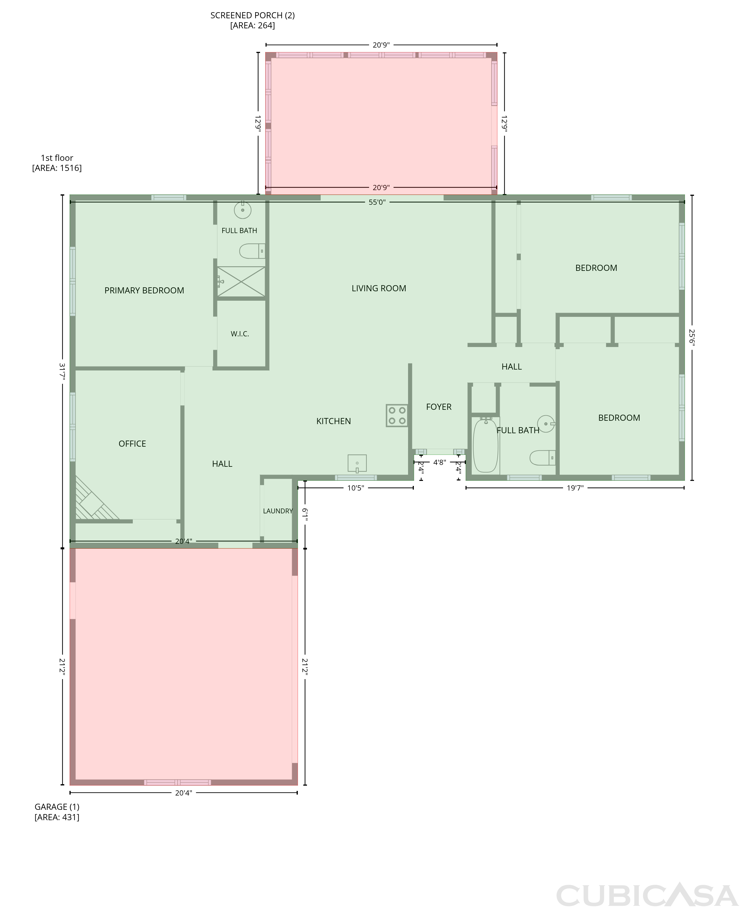 Main Floor of 2645 Roy Hanna Dr S, Saint Petersburg, FL