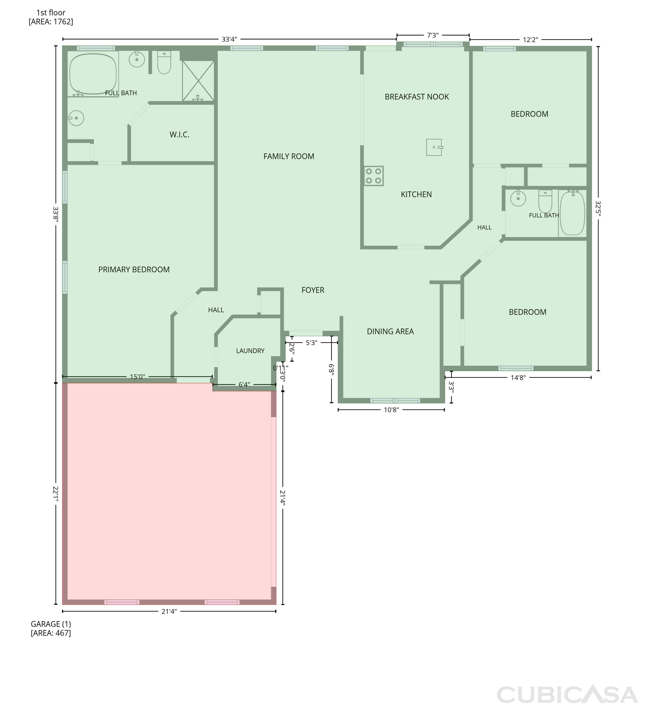 Main Floor of 5464 Virginia Way, Bessemer, AL