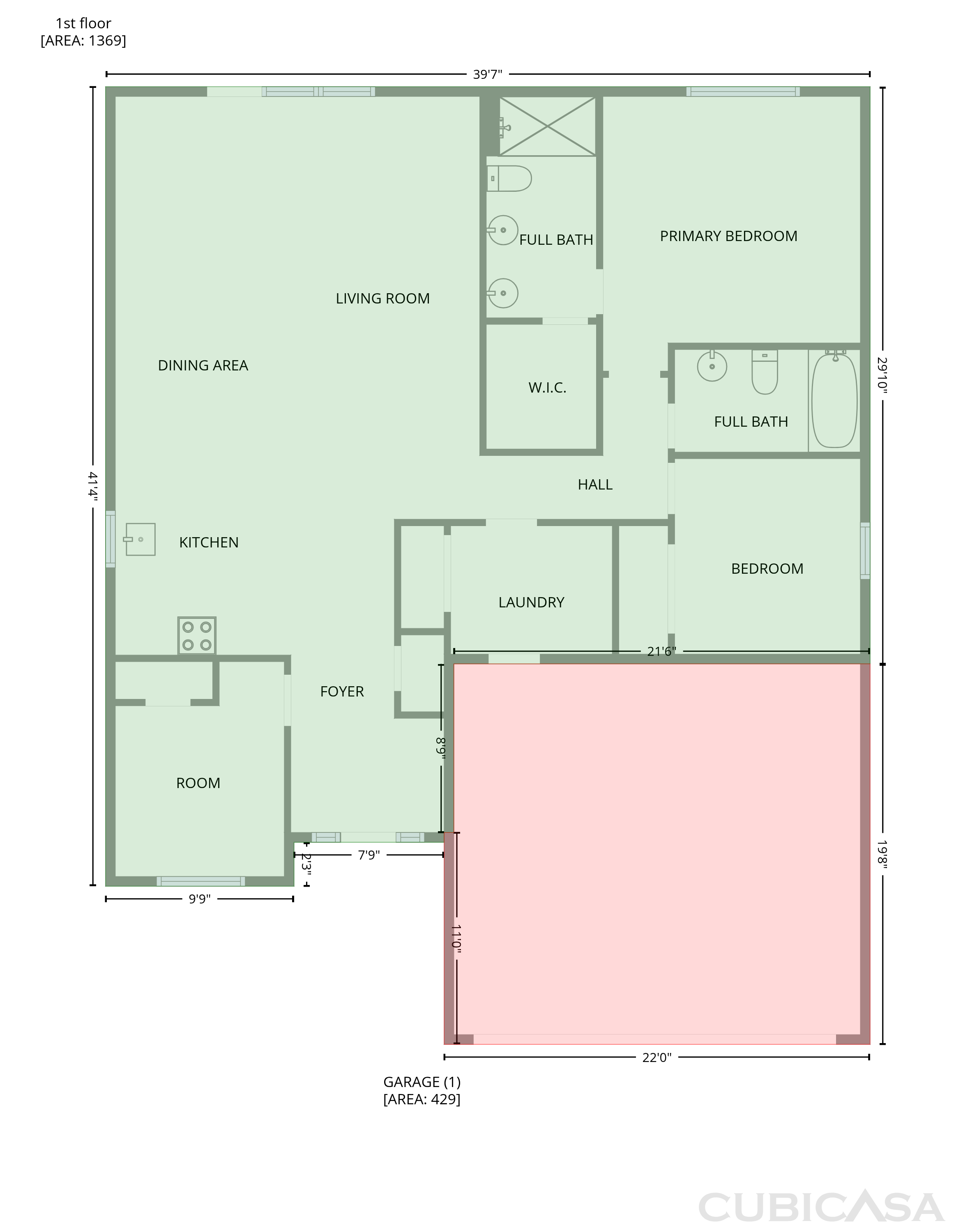 Main Floor of 623 Washburn Ave, Louisville, KY