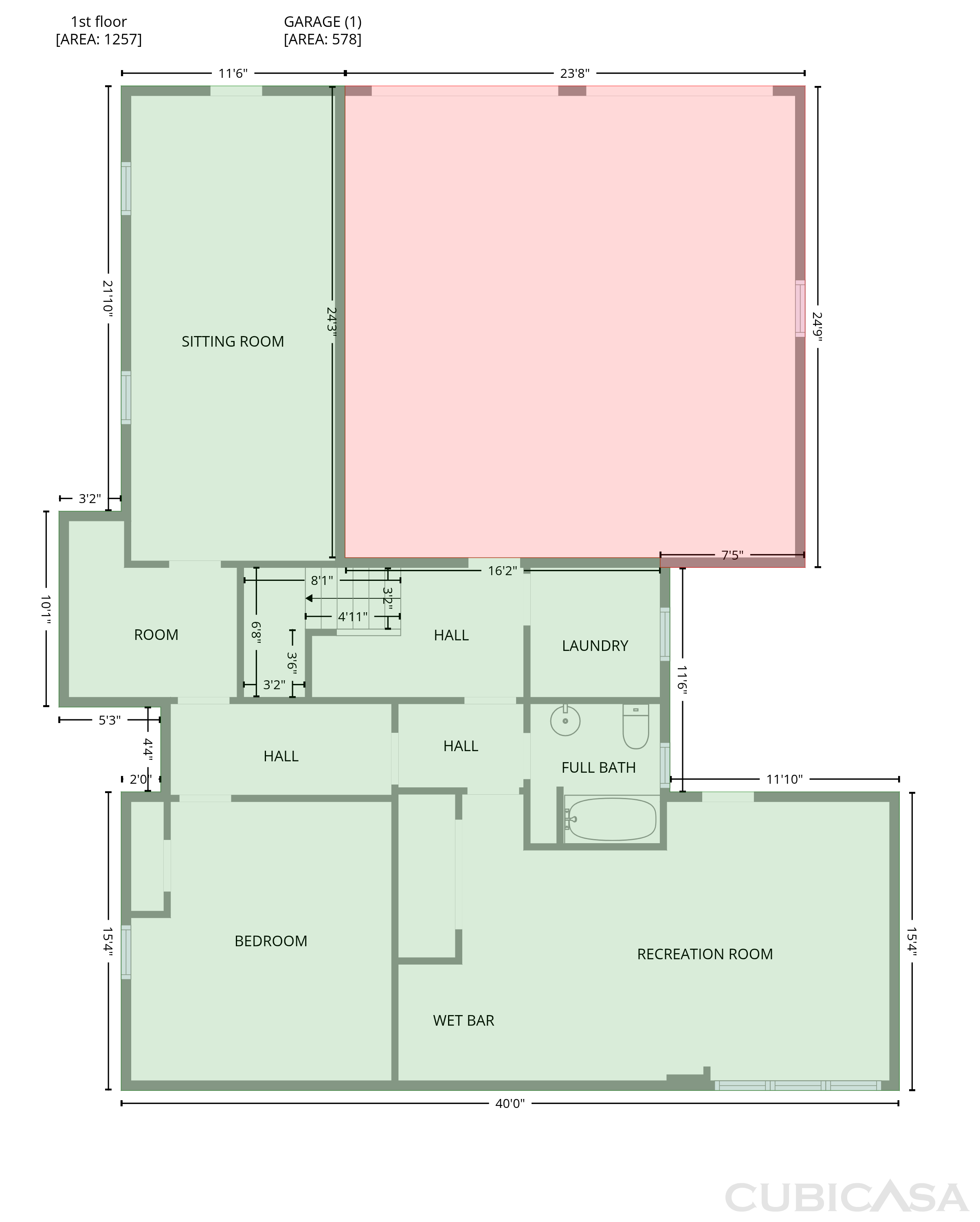 Main Floor of 2623 Wellington Dr, Marietta, GA