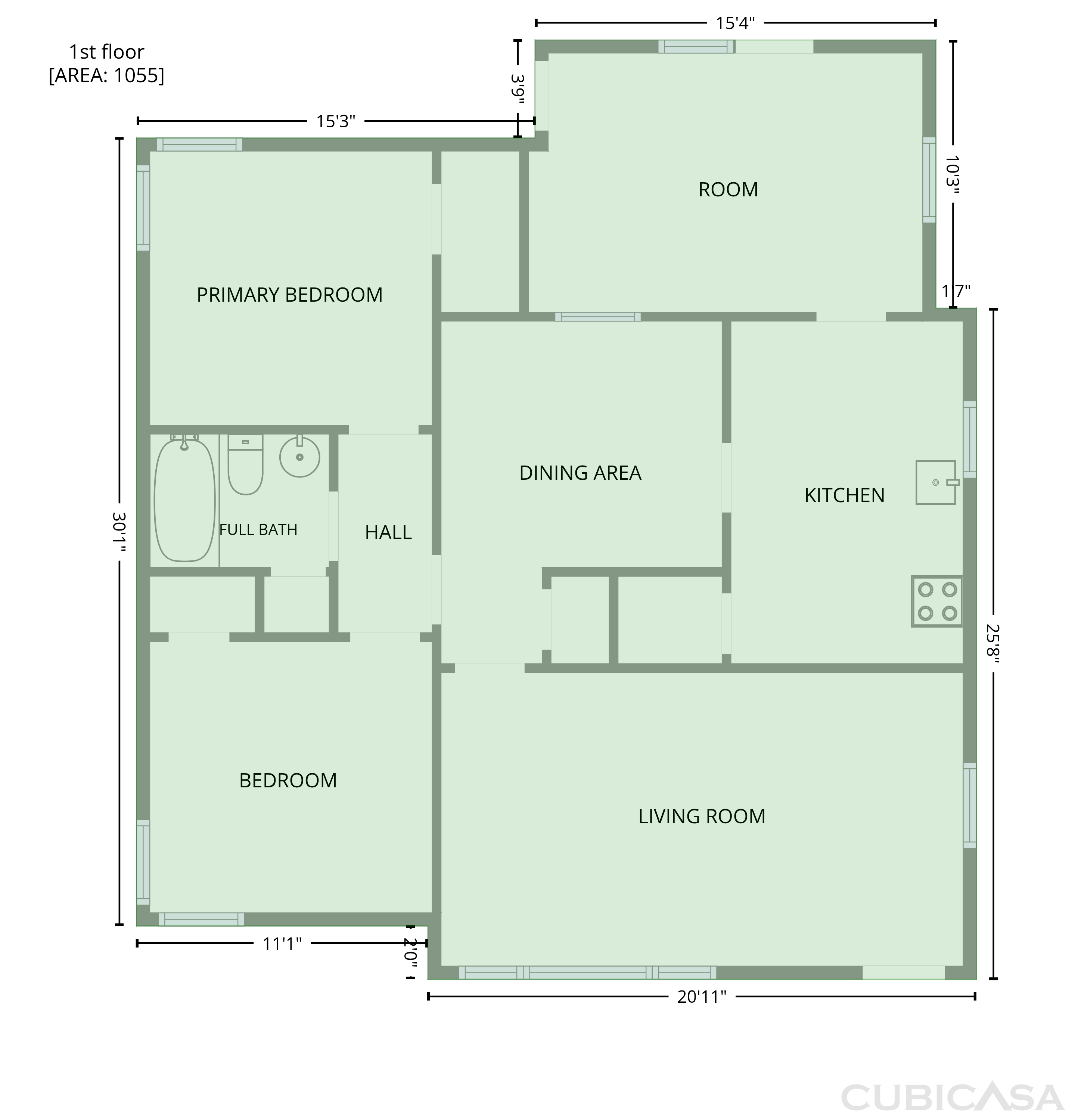 Main Floor of 612 Victor Dr, Knoxville, TN