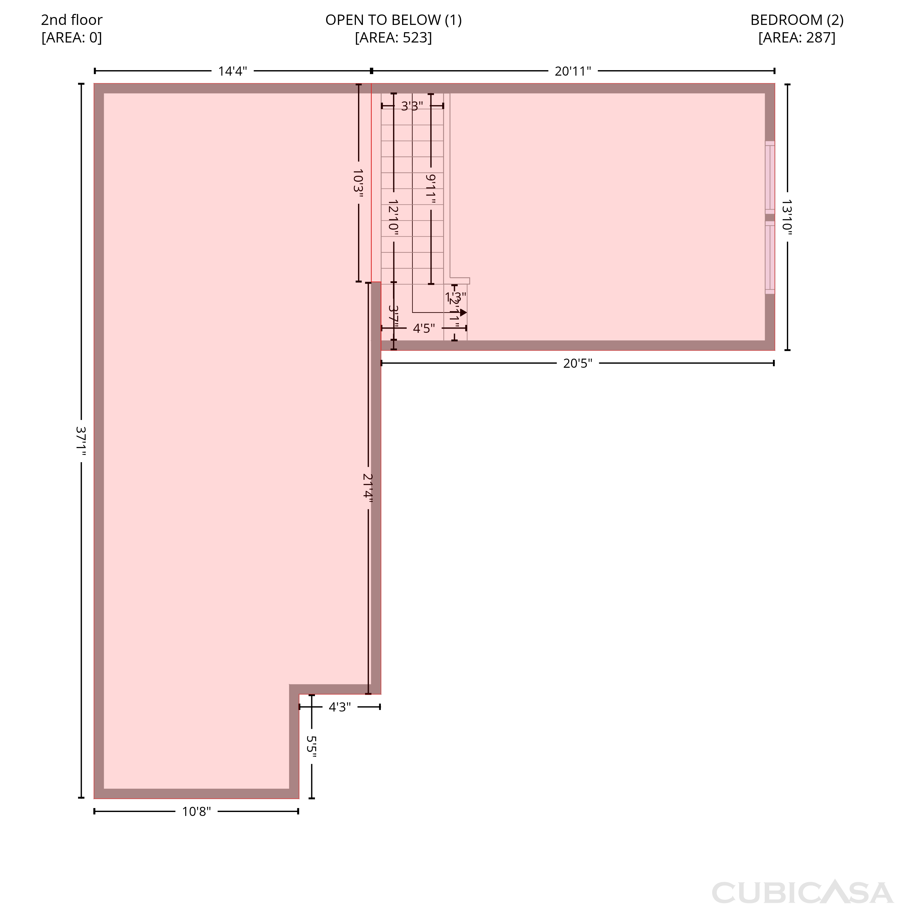 Second Floor of 1570 Arcola Ave, Sacramento, CA