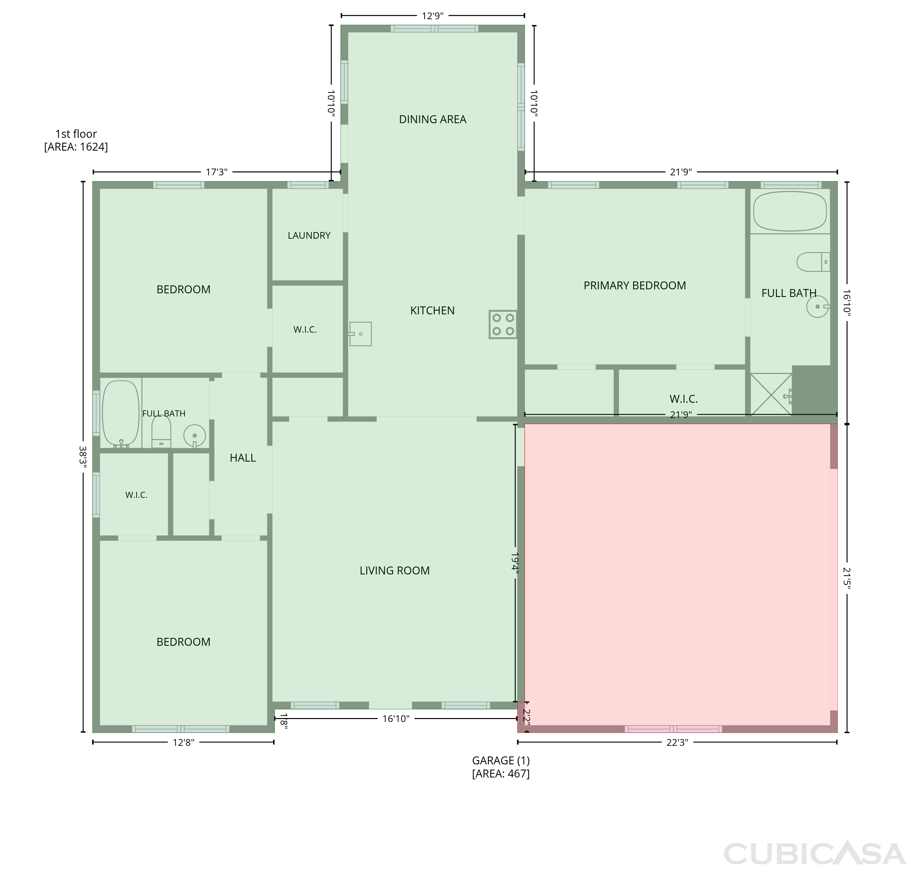 Main Floor of 114 Beaty Ct, Flovilla, GA