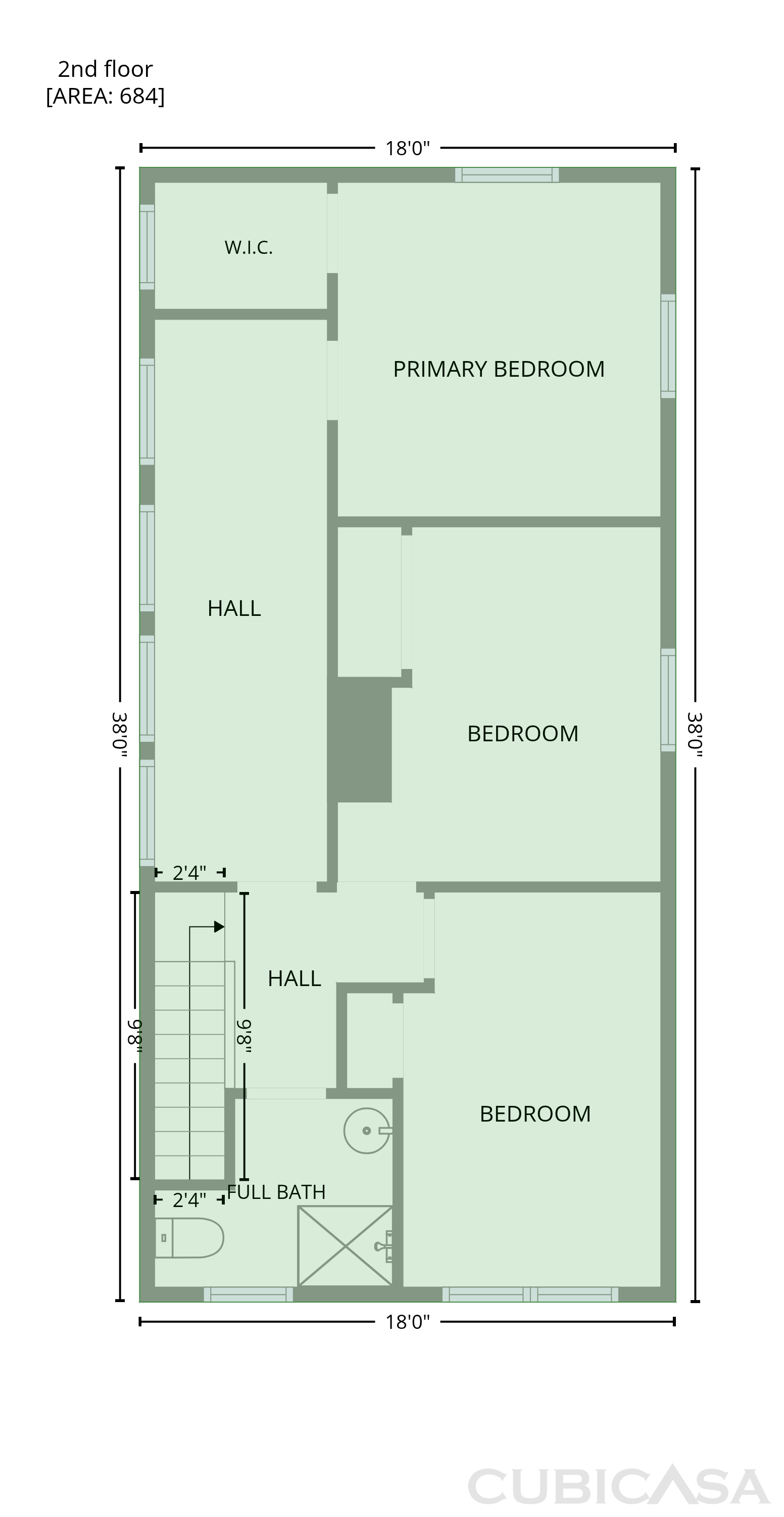 Second Floor of 329 Fairview Ave, Winchester, VA