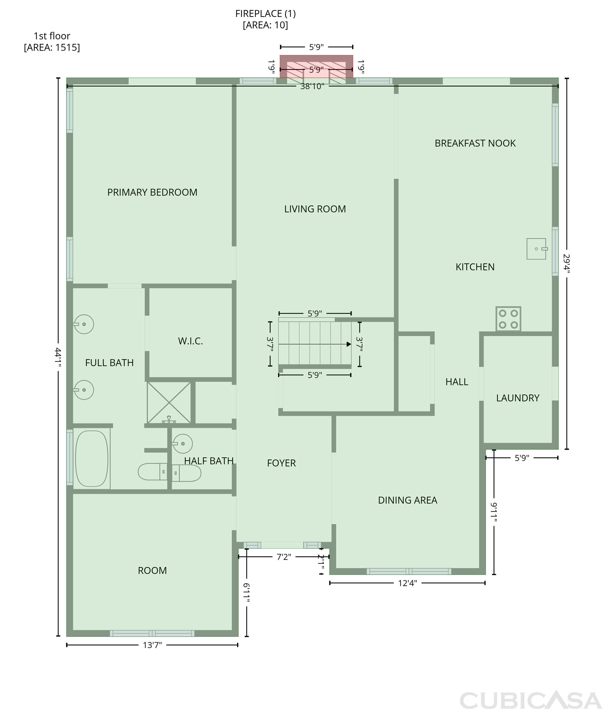 Main Floor of 15626 Dove Meadow St, San Antonio, TX