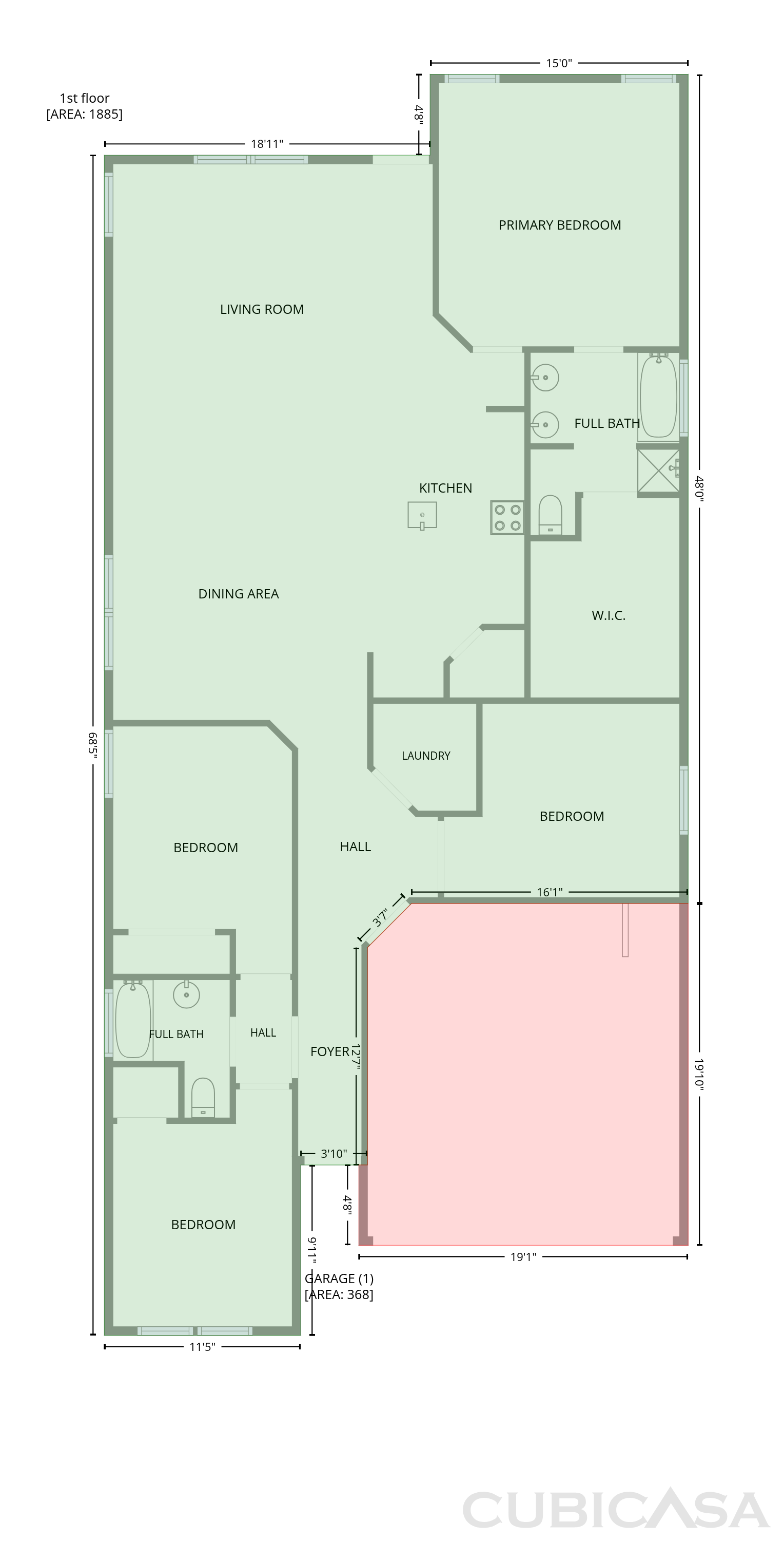 Main Floor of 424 Wolf Springs Rd, Georgetown, TX
