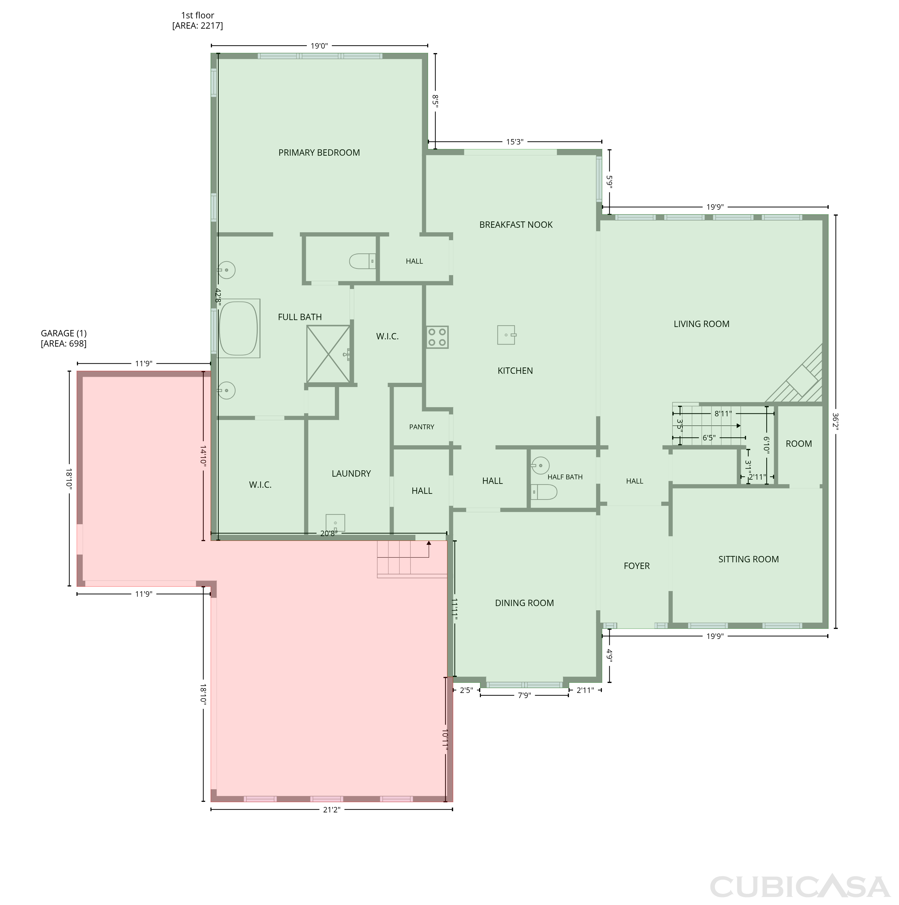 Main Floor of 147 Monteray Oaks Cir, Fort Mill, SC