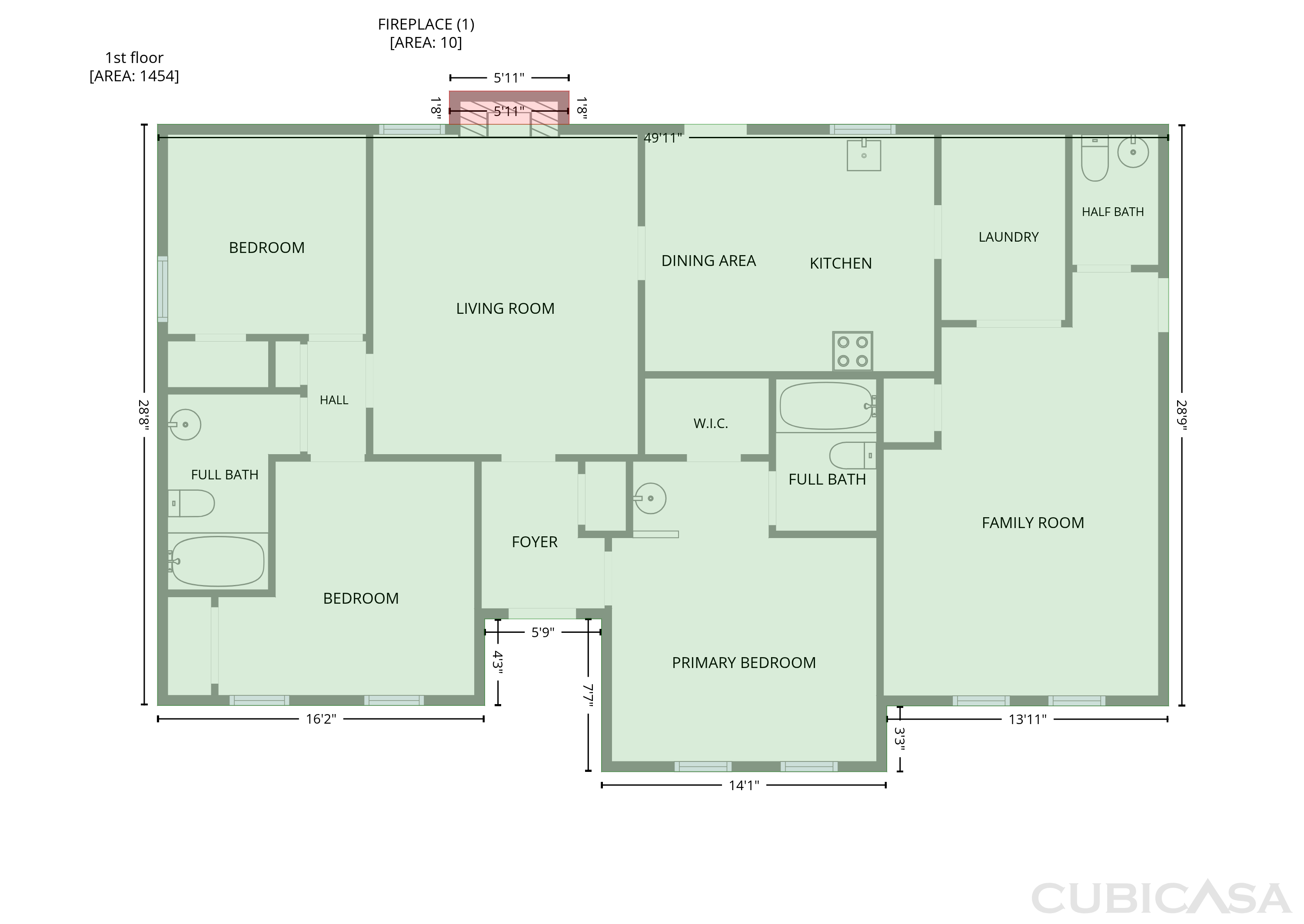 Main Floor of 909 Axis Cir, Hope Mills, NC