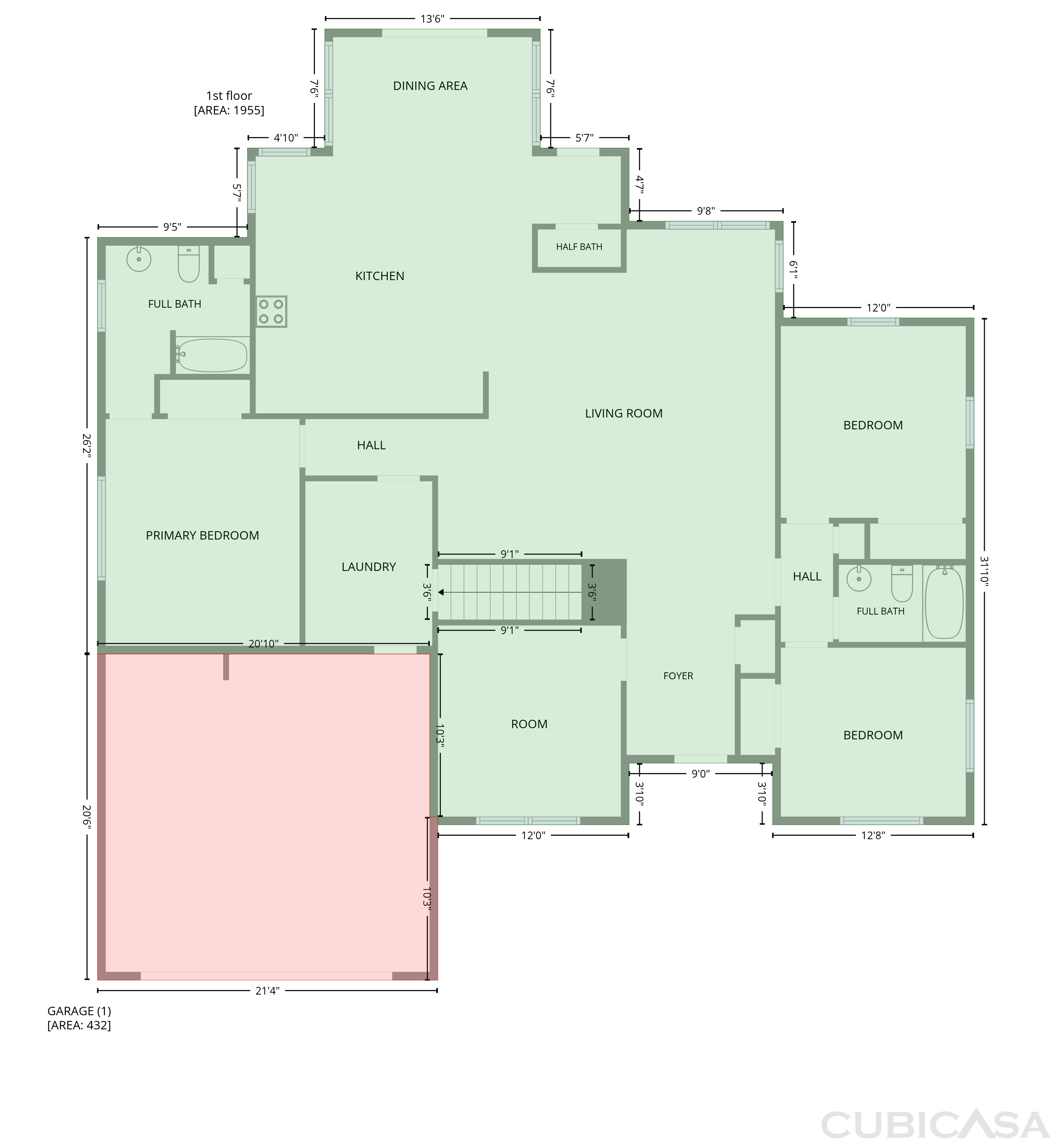 Second Floor of 2145 Overland Ave NE, Warren, OH