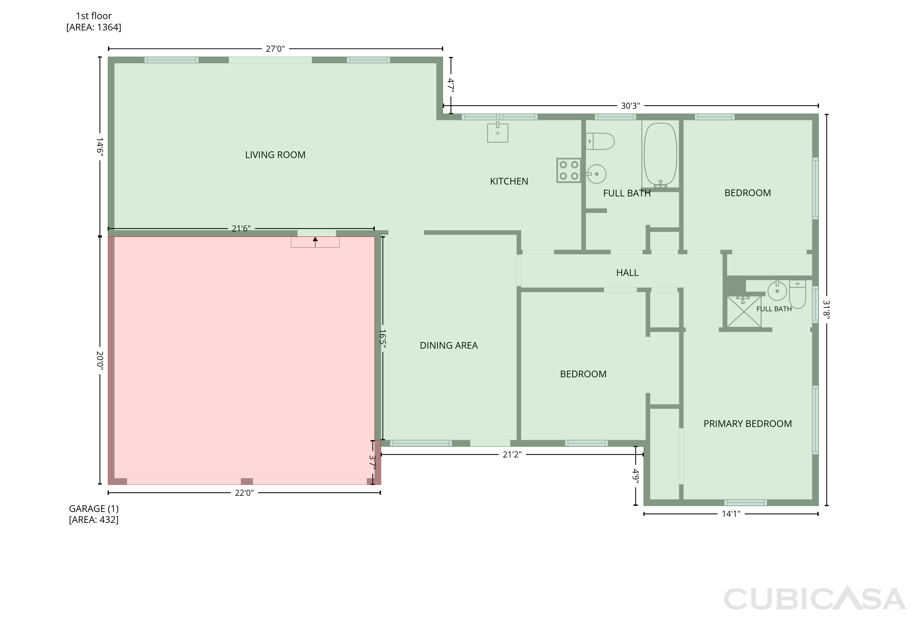 Main Floor of 5421 Bonnie Wayne St, Haltom City, TX