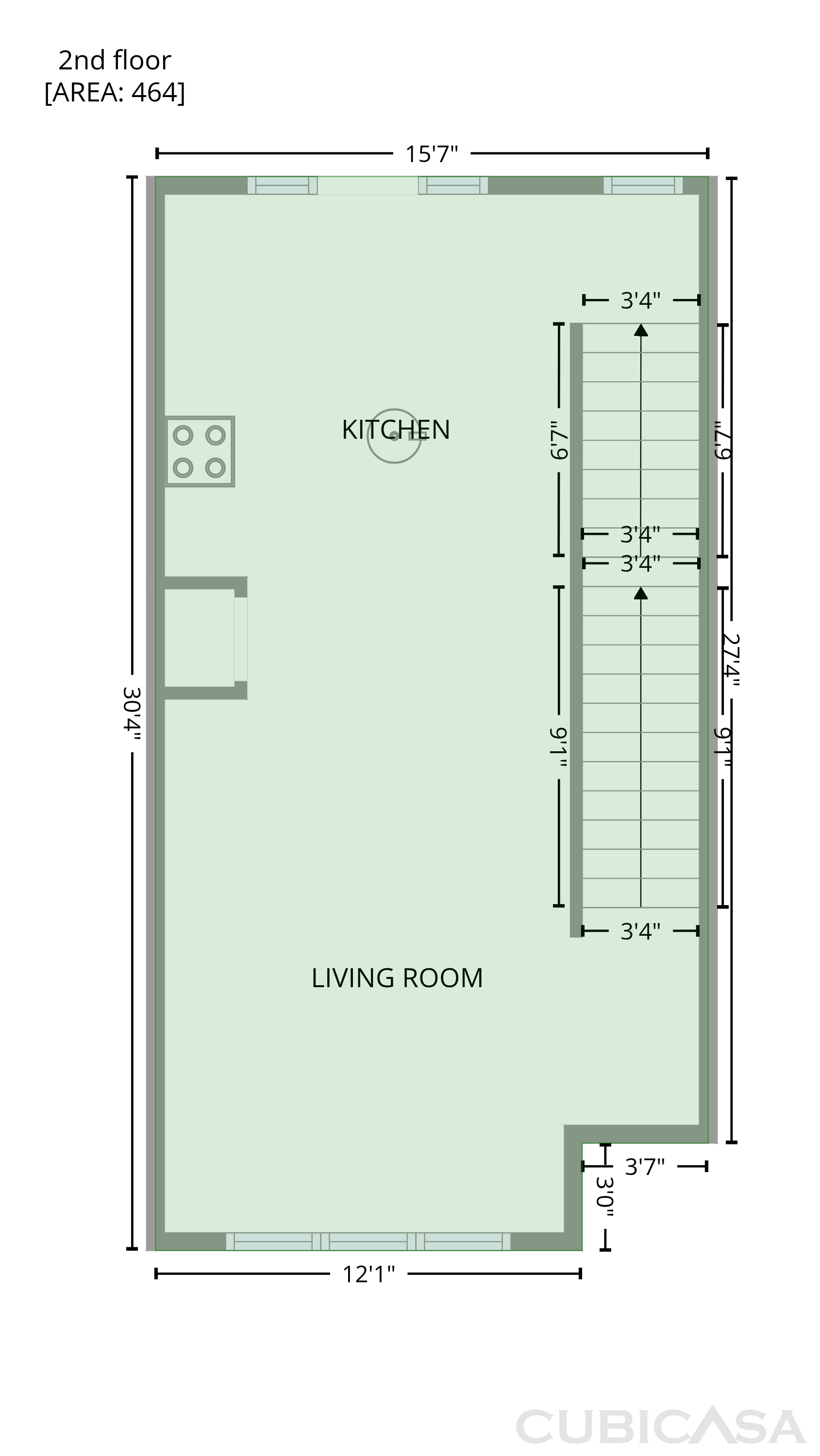 Second Floor of 1031 Skyline View Way, Charlotte, NC