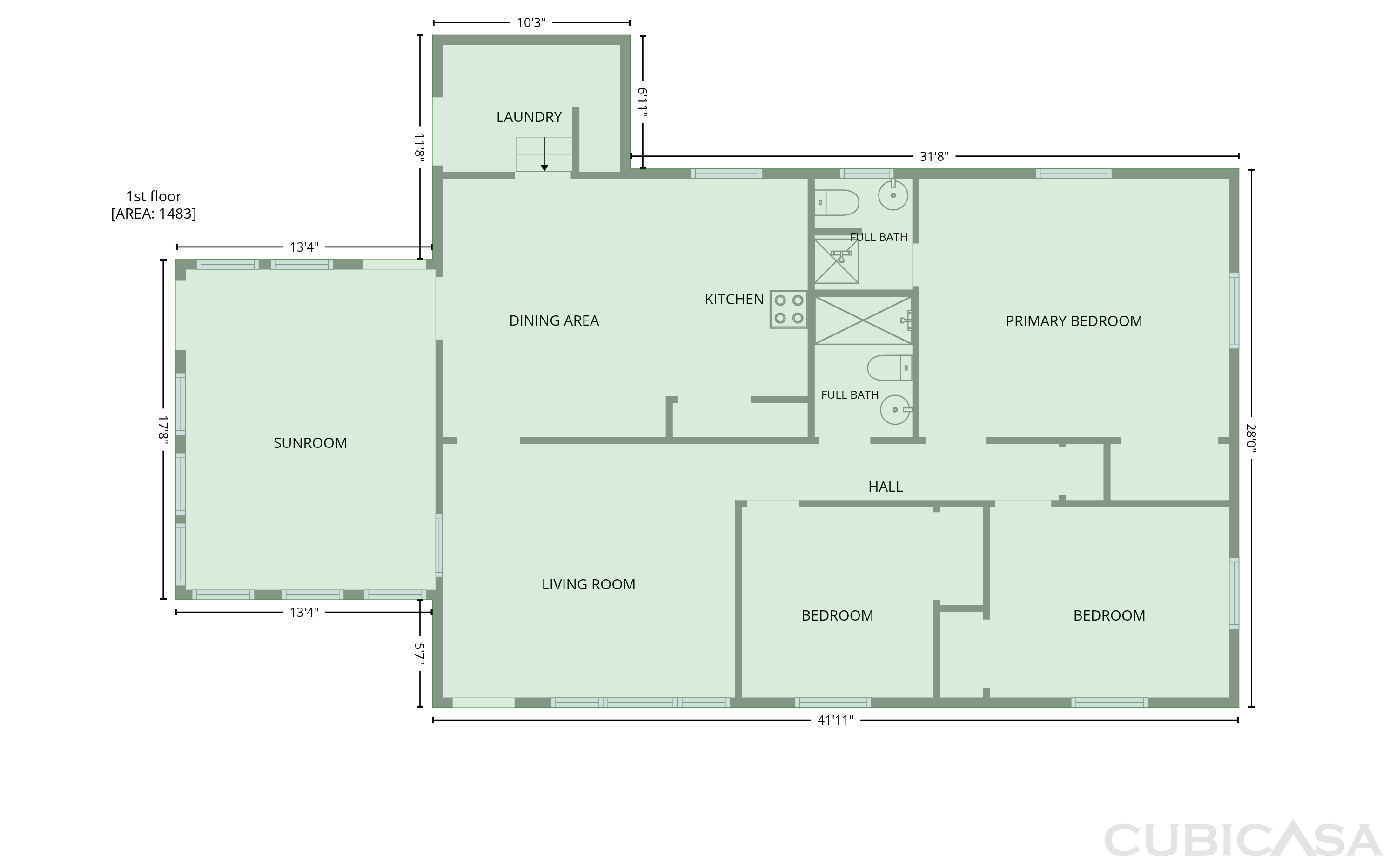 Main Floor of 5100 Robinwood Dr, Charlotte, NC