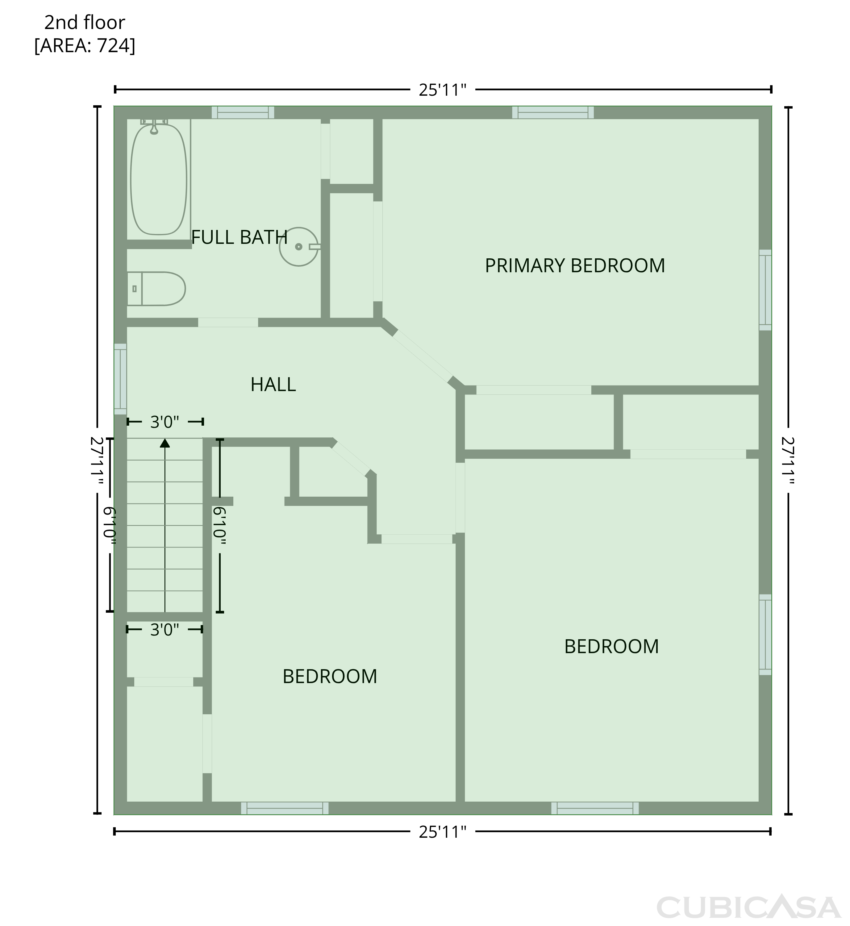 Second Floor of 20710 Miller Ave, Cleveland, OH