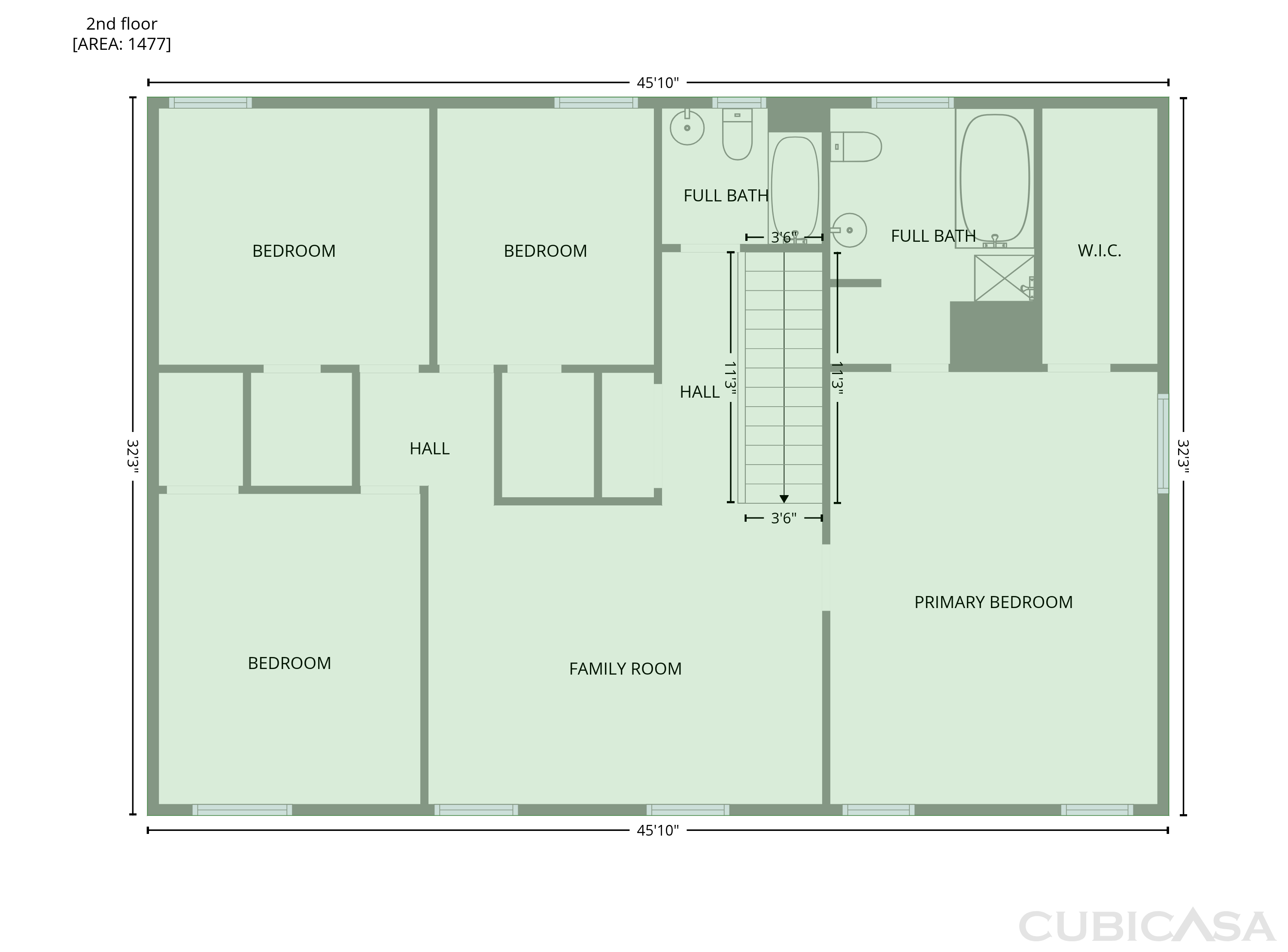 Second Floor of 8911 Alto Way, Indianapolis, IN